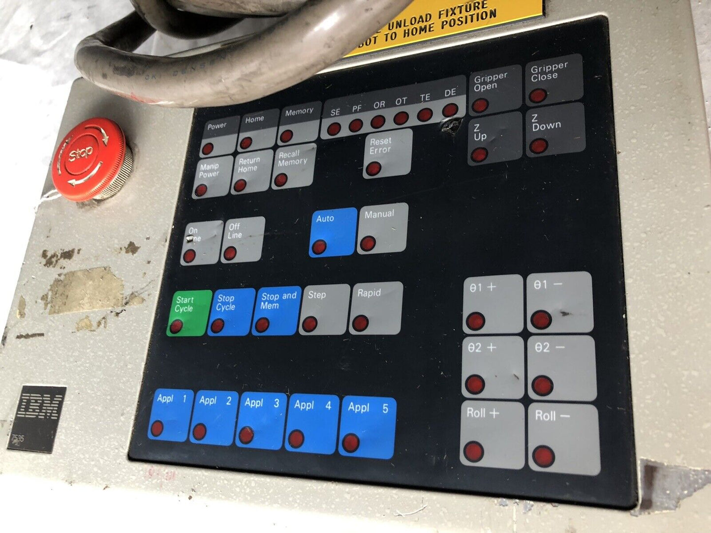 Ibm 7535 Scara Roboter Teach Pendant Handsteuergerät Control Panel Controller,Hm
