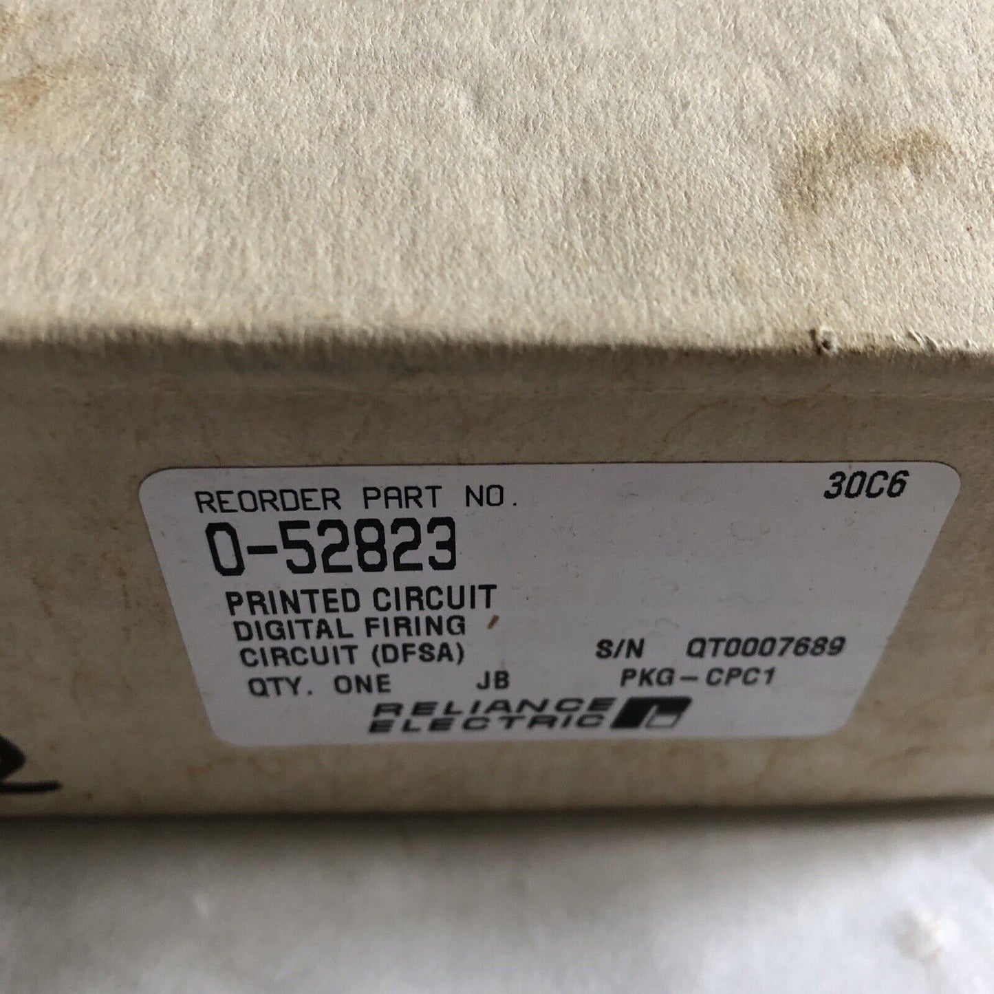 New Reliance Electric 0-52823 Printed Circuit Board Dfsa Baldor,O-52823,Dfsa,Er
