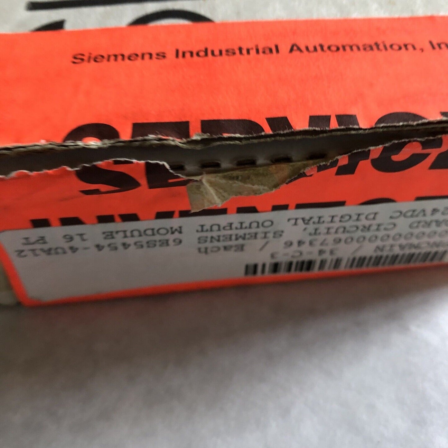 New Siemens 6Es5454-4Ua12 Simatic 6Es54544ua12 Output Module 16Point 24Vdc,Sr