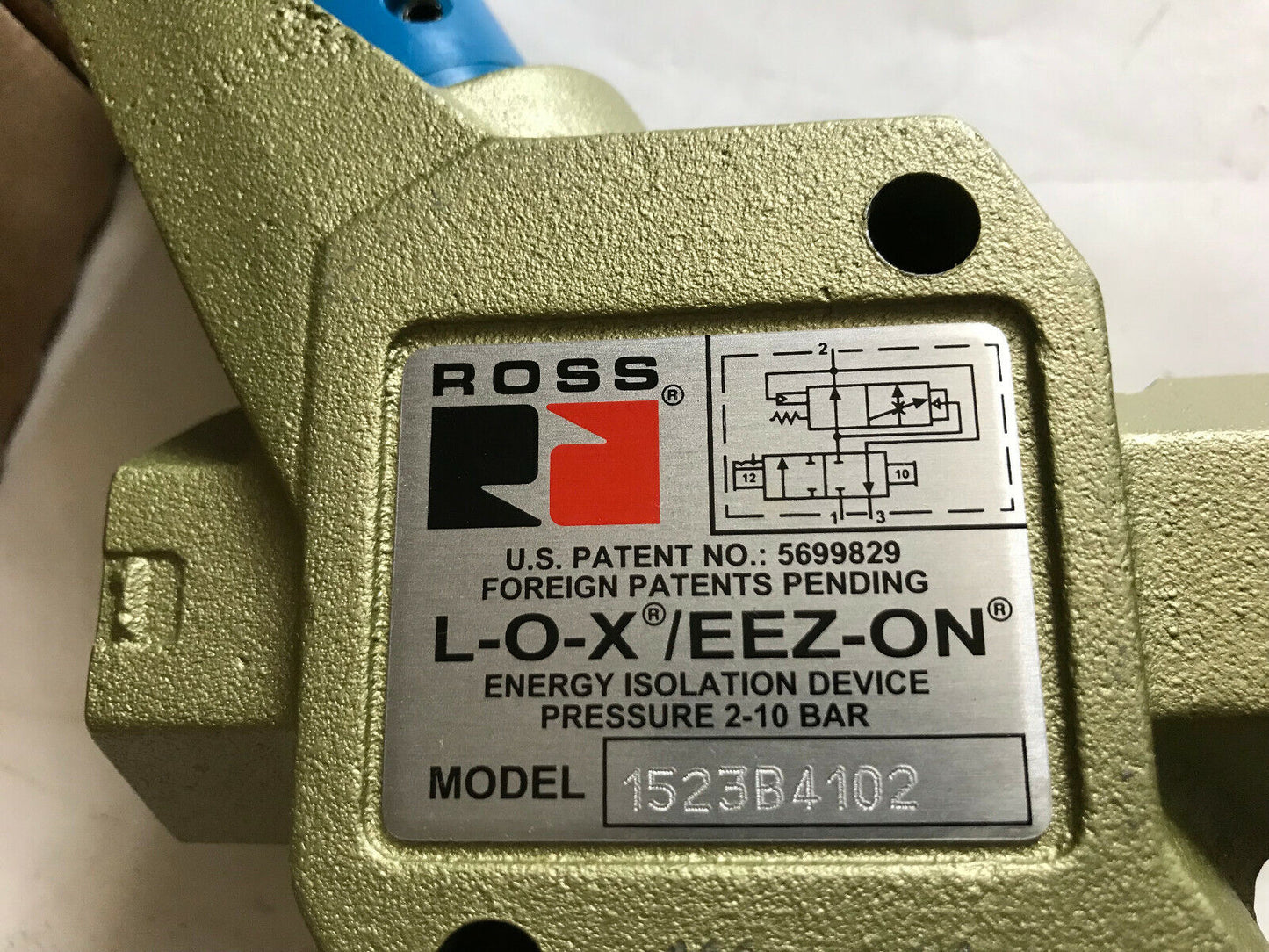 New Ross 1523B4102 L-O-X/Eez-On Pressure Switch Control Valve ,Eu