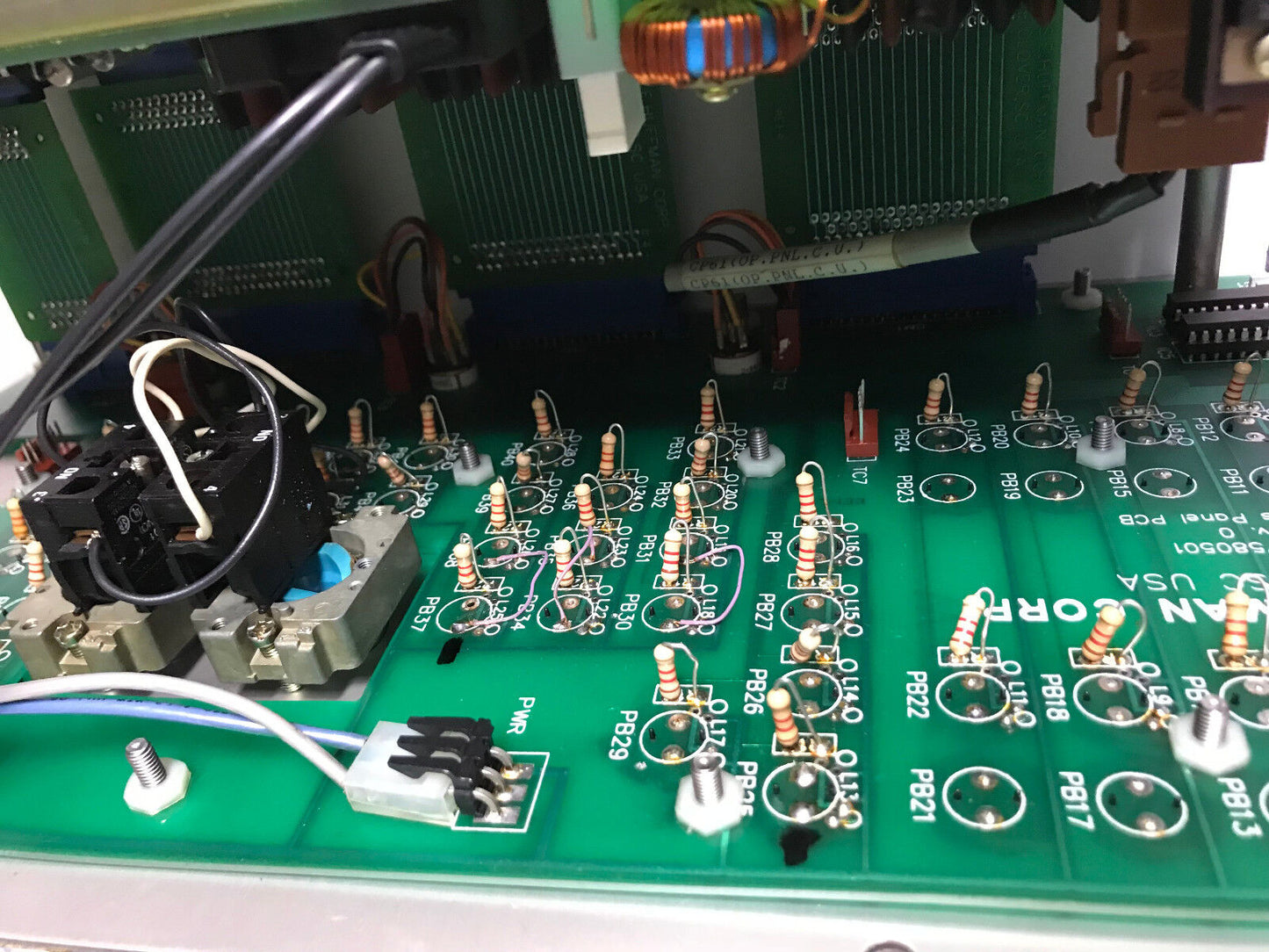 Huffman 17580501,Fanuc A16b-2200-0700/04A,S.E.Hoffman Operator's Panel Pcb,Ep