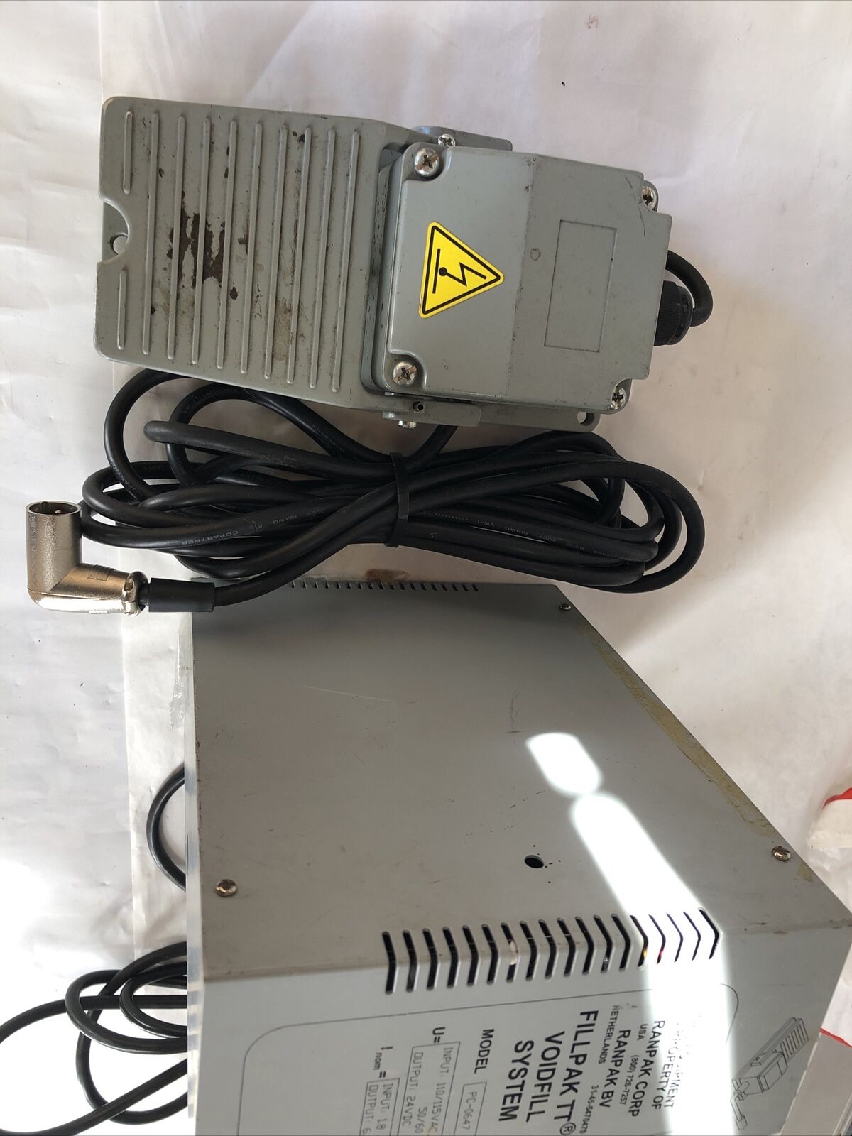 Ranpak Bv Pc-0647 Fillpak Tt Voidfill System Controller & Footswitch,Da