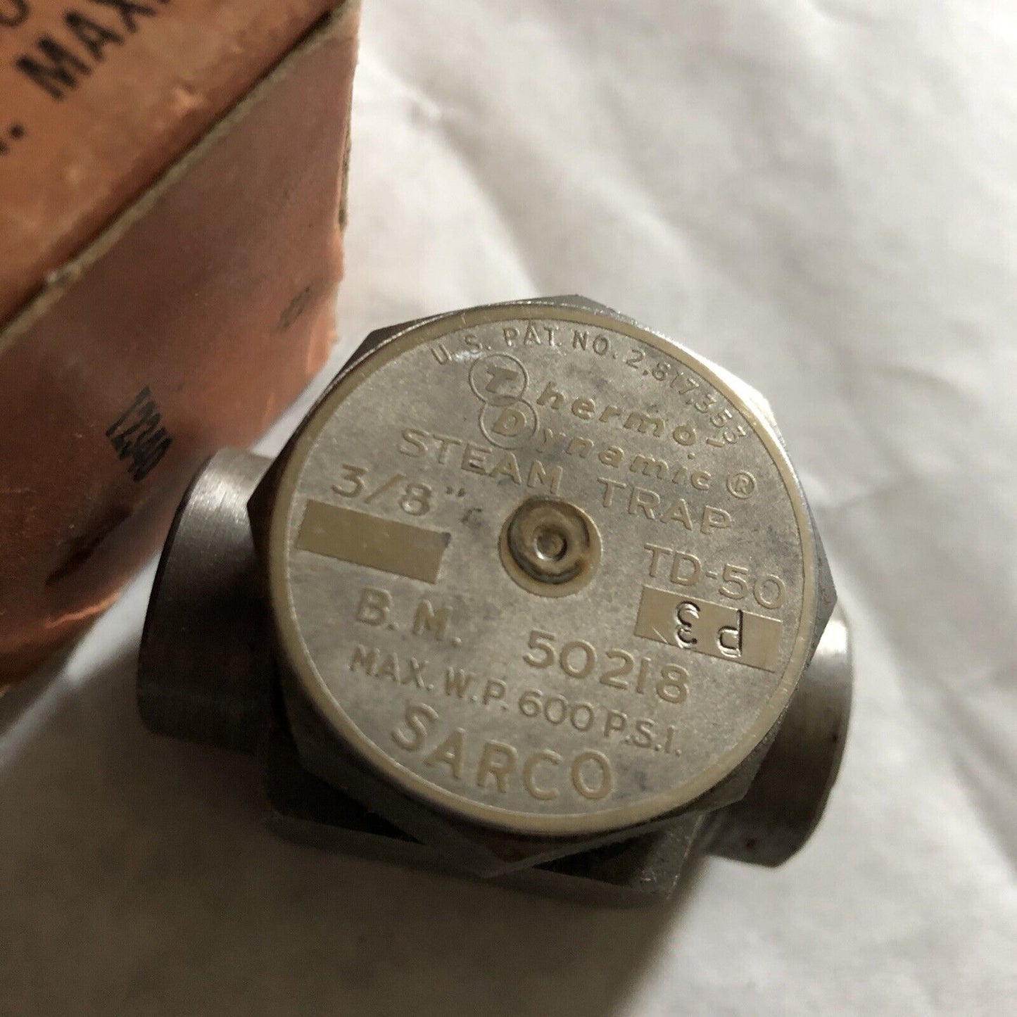New 3/8 Npt Spirax-Sarco 3/8 Td-50 Thermodynamic Steam Trap,B.M. 50218,Td50,Ay