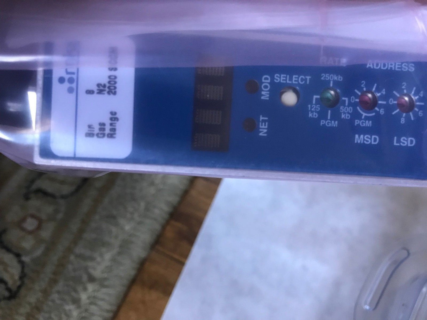 New Mks P4b013203r6t0aa,Mks Mfc Mass Flow Controller Gas N2, 2000 Sccm,,Ef