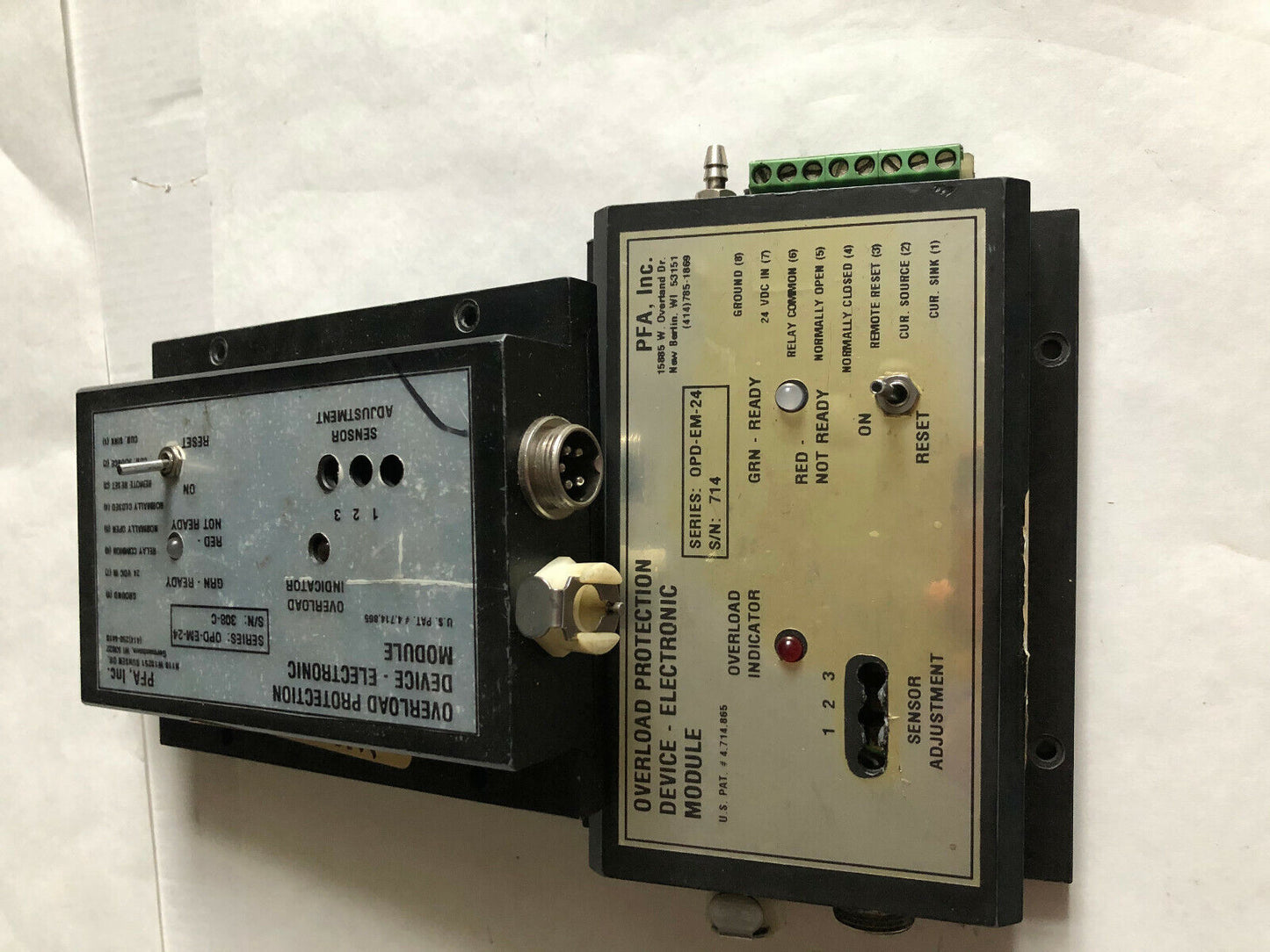 Pfa Overload Protection Electronic Module Pfa Opd-Em-24,Pfa 0Pd-Em-24,Tj