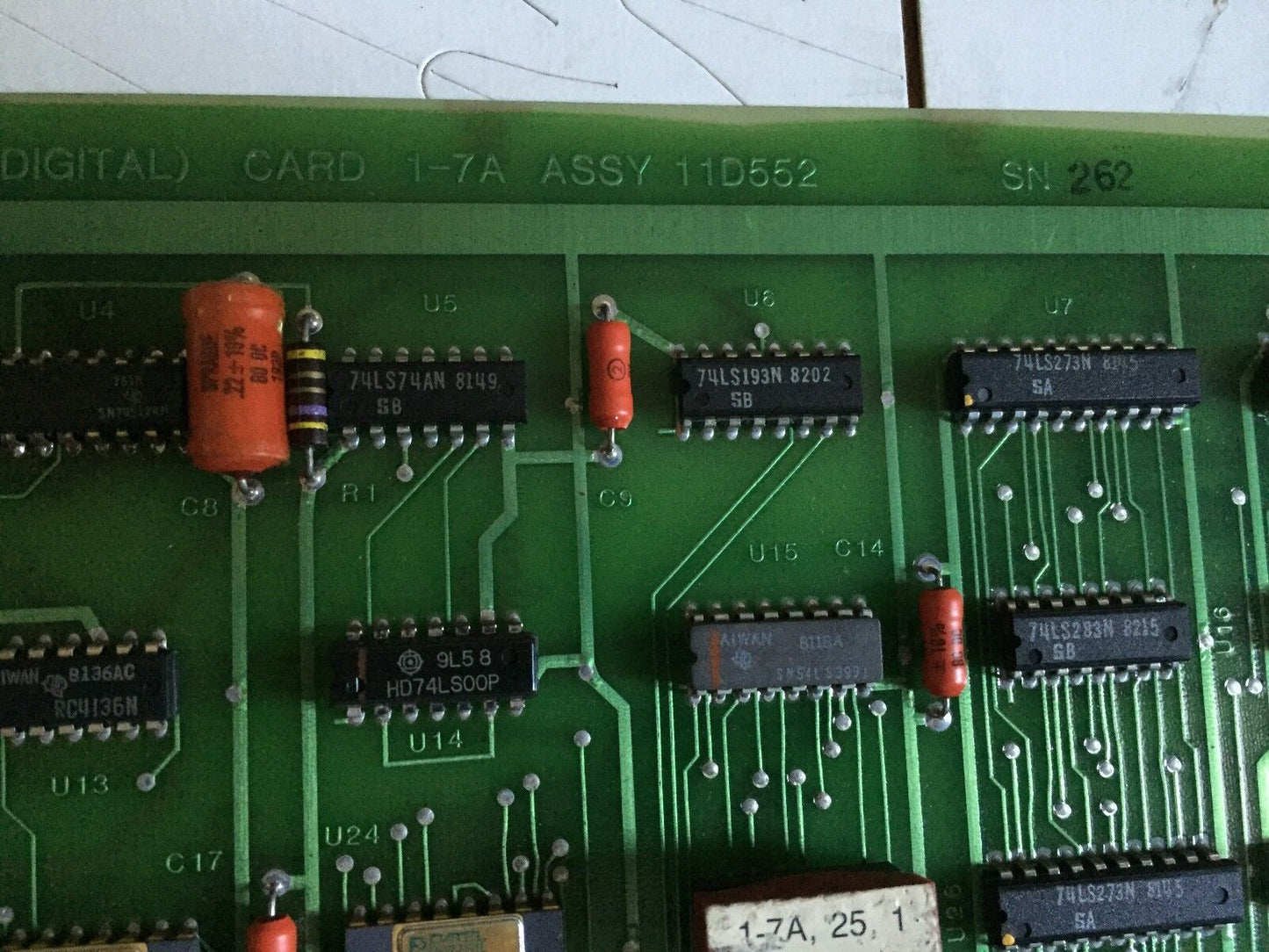 Boston Digital 11D552,10E296 Rev B,Servo Counter Card 1-7A Digital Board,Bs