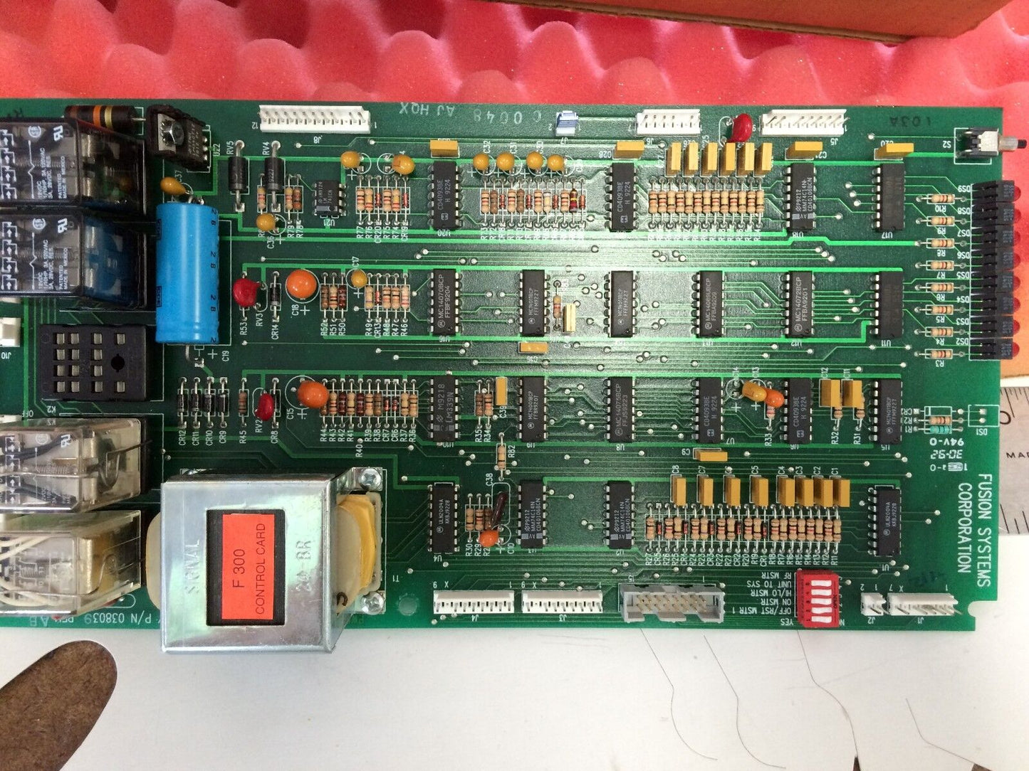 Fusion 038039 Rev Ab,Ac,Fusion Systems 03803, Autoroll P300 Control Card,Cw