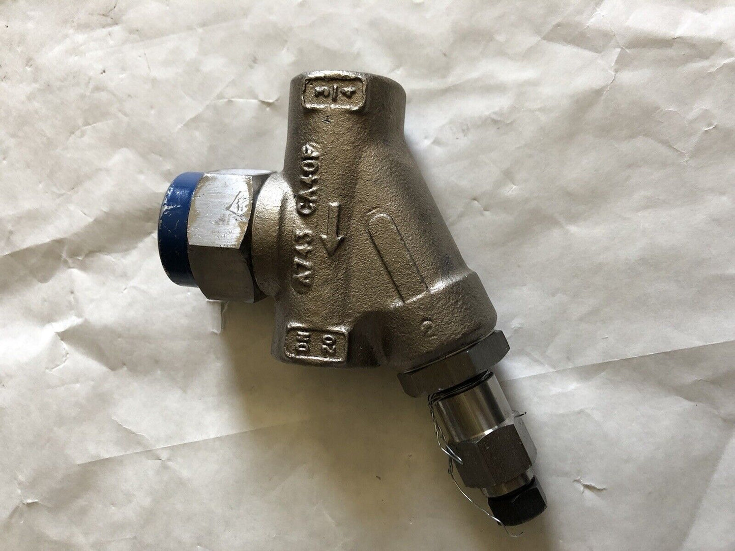 Spirax Sarco Td42h W/ Blowdown Valve Thermodynamic 3/4” Steel Steam Trap,Bk