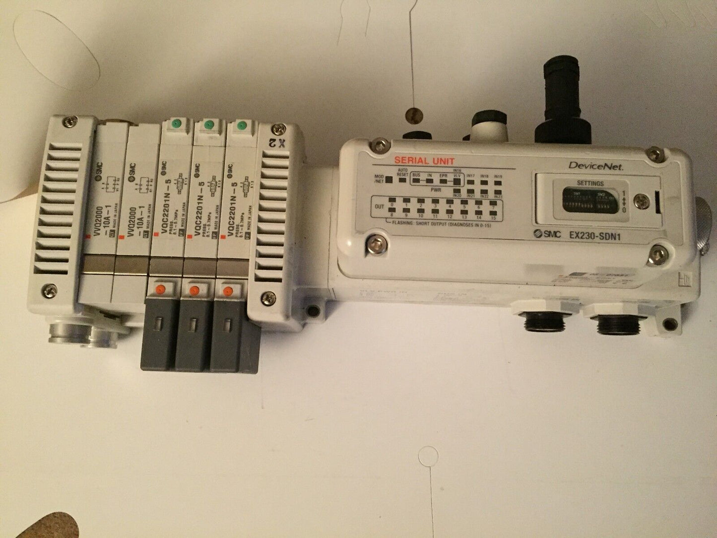 Smc Us2984-30,Ex230-Sdn1,Ex230-Cb2,Vvq2000-10A-1 Manifold Valve,Vqc2201n-5,Cg,Ch