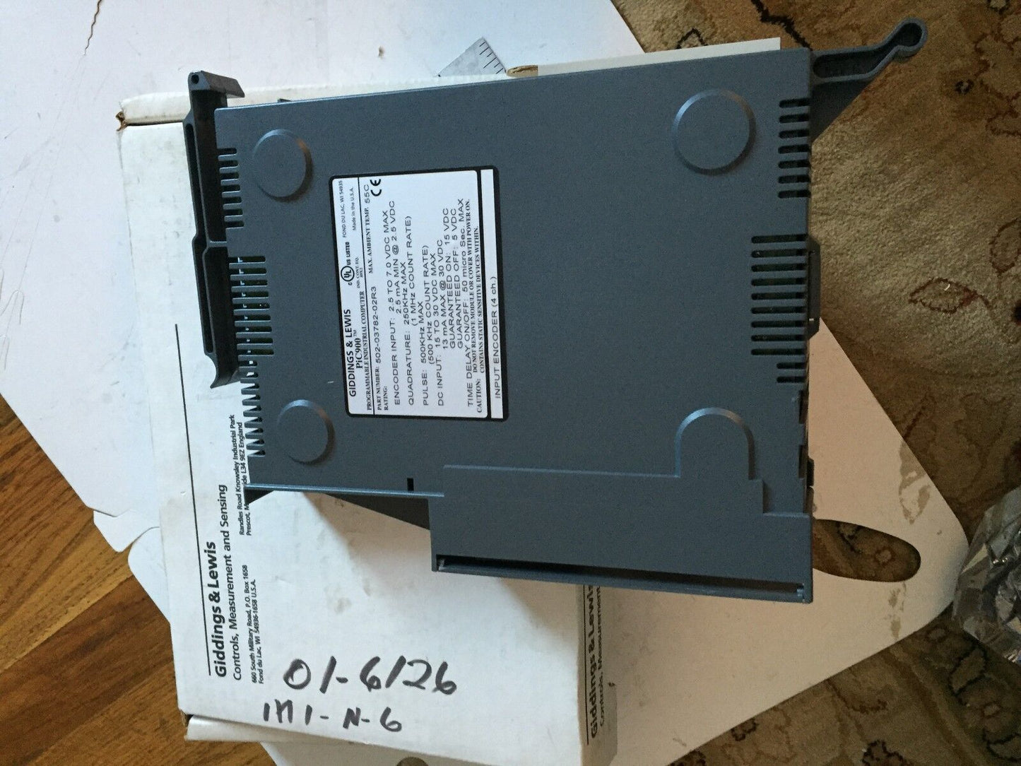 Giddings & Lewis 502-03782-02R3,Pic900,4Cha.,3.3-16.5V,502-03786-02 Encoder,Cg
