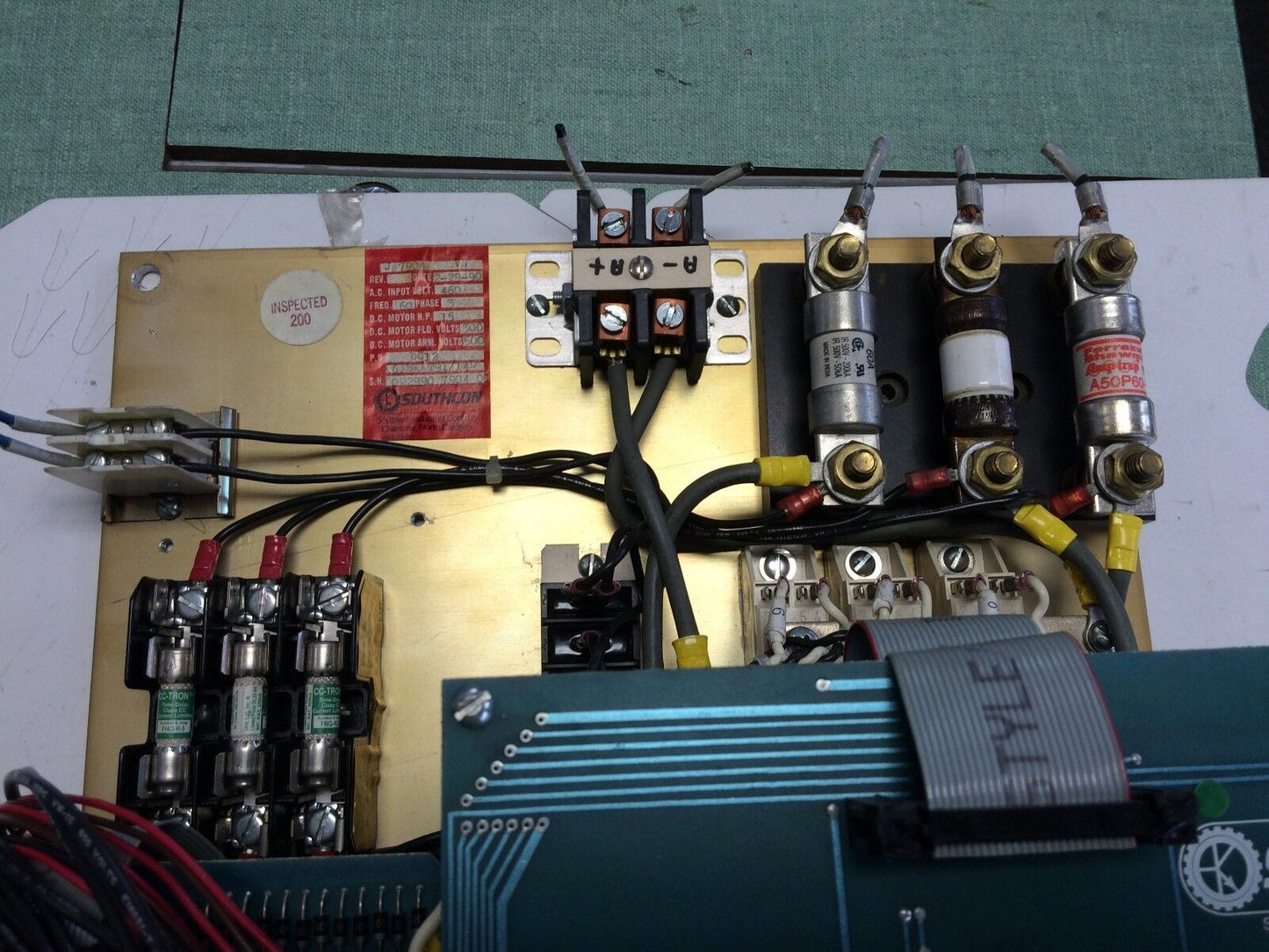 Southcon Dc12 Dc Drive,15 Hp,3-Phase,460V,7904 (6)Skkt91/14D,Dc12-2,J#7904 Vn,Bo