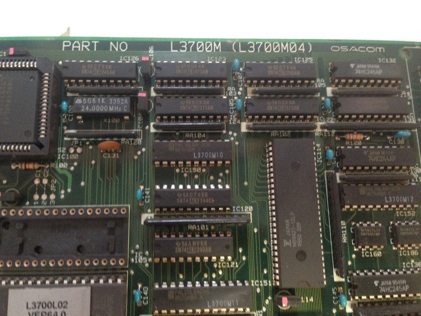 Osacom L3700m Robotic Controller Cpu Board Osacom L3700m04,Bl