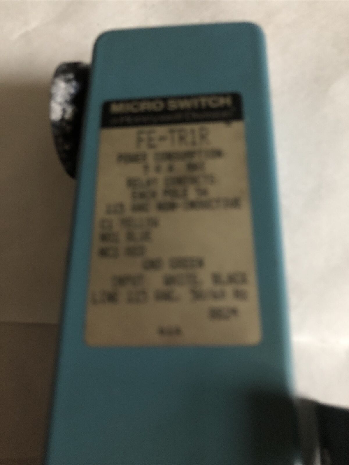 Microswitch Fe-Tr1r Photoelectric Nonpolar Retro Reflect Relay 115V,Fb