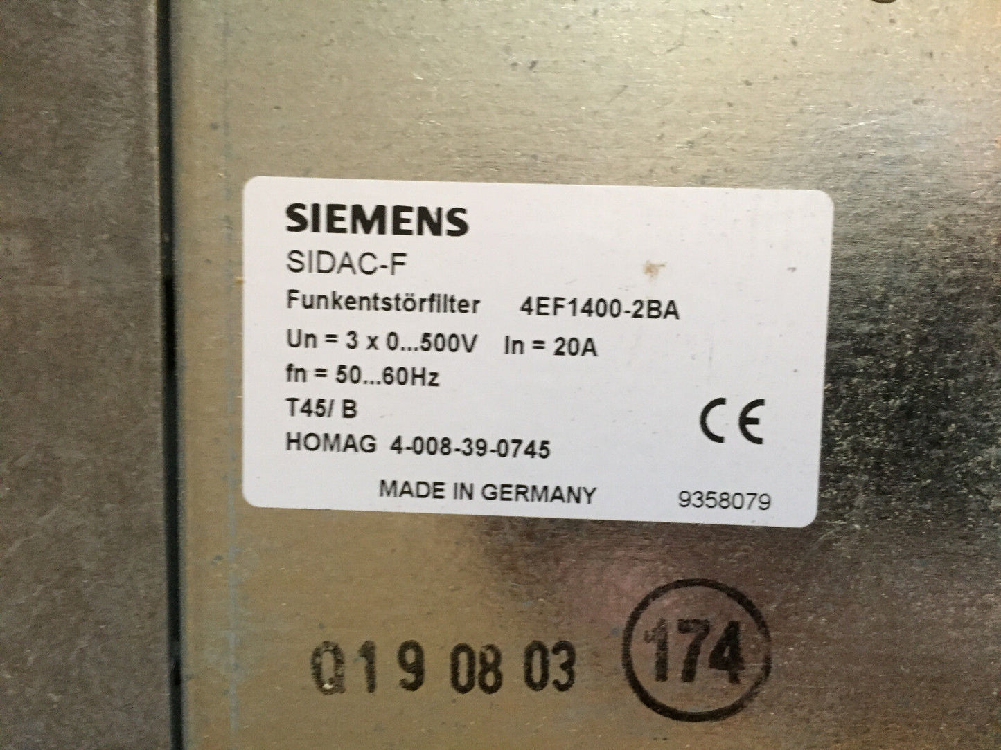 Keb 14.F4.C1e-4A01/1.4,Homag Keb Combivert,Siemens Sidac-F,11 Kw,Keb F4,Cs