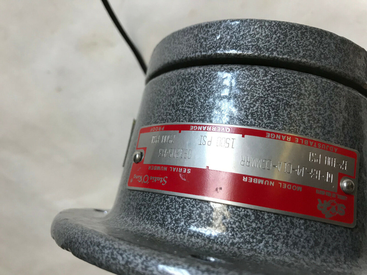Sor S 757R,Static-O-Ring 6L-B3-J4-C1a-Cgmmrr 1/4" Npt Pressure/Vacuum Switch,Eu