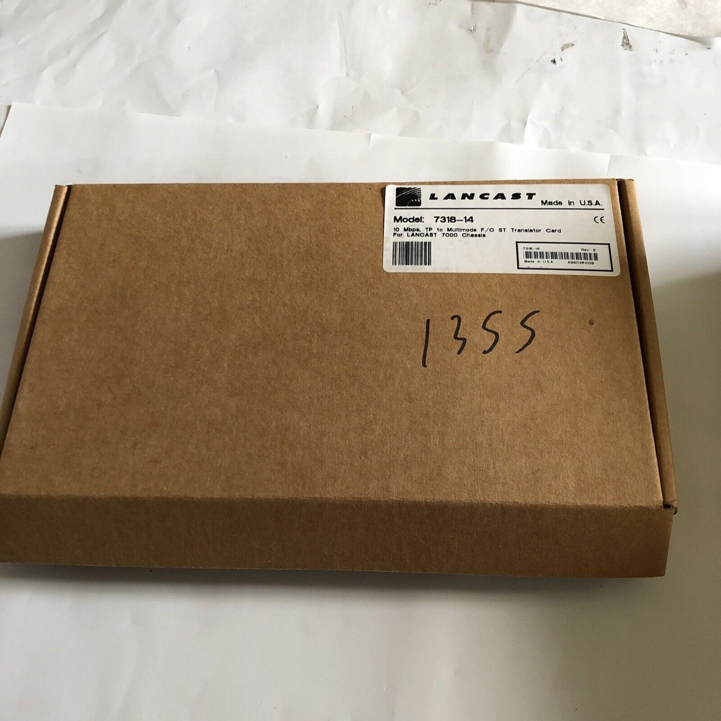 New Lancast 6700-731814-001 T,10 Base 10Mbps Tp To Multimode Sc 7318-14,Bp