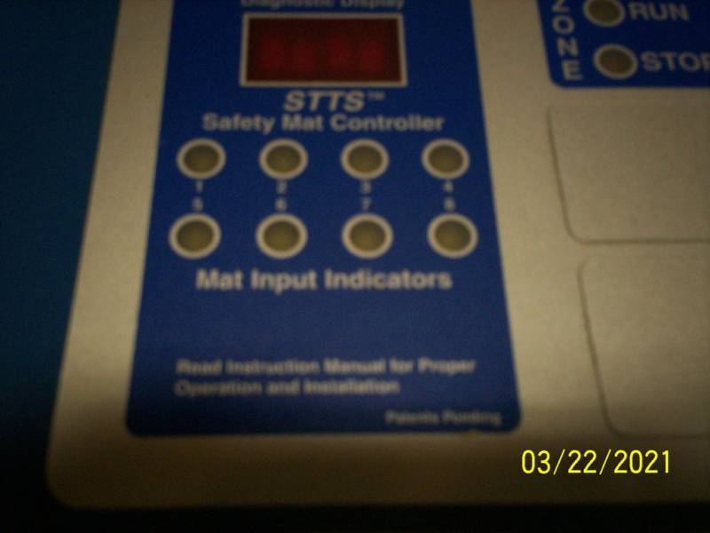Used Pinnacle A-3-1-1 24Vdc,120V,52-112R2 Safety Mat Controller G0176700,Boxac