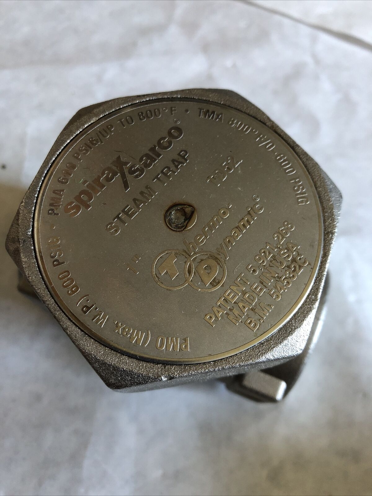New 1” Td52,1" Spirax Sarco Td52,B.M. 54532C,Thermo Dynamic Steam Trap,Td 52,Eu