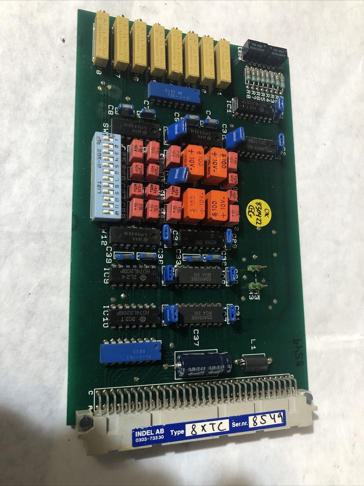 Indel Ab Ics 8Xtc K, 8Xtc L Pcb Control Board,Bl,Db
