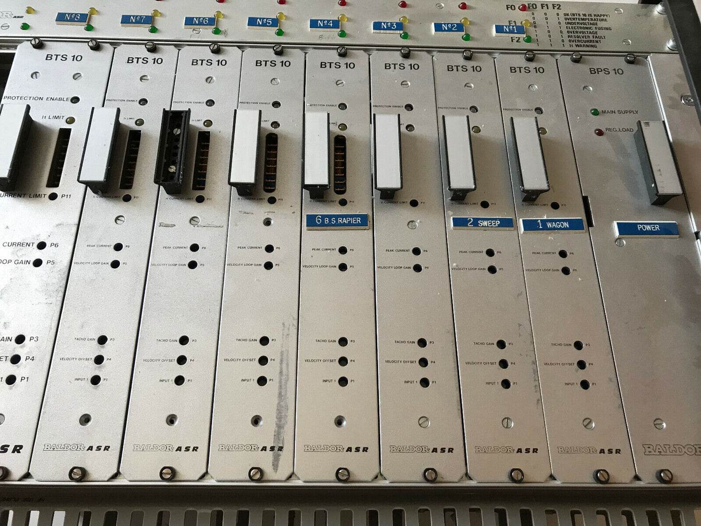 Baldor Rack Bts7k7-Rl-1K1-R,Bts10-200-15-R,Bts10-200-60-R,Bts 10,Asr Assembly,So