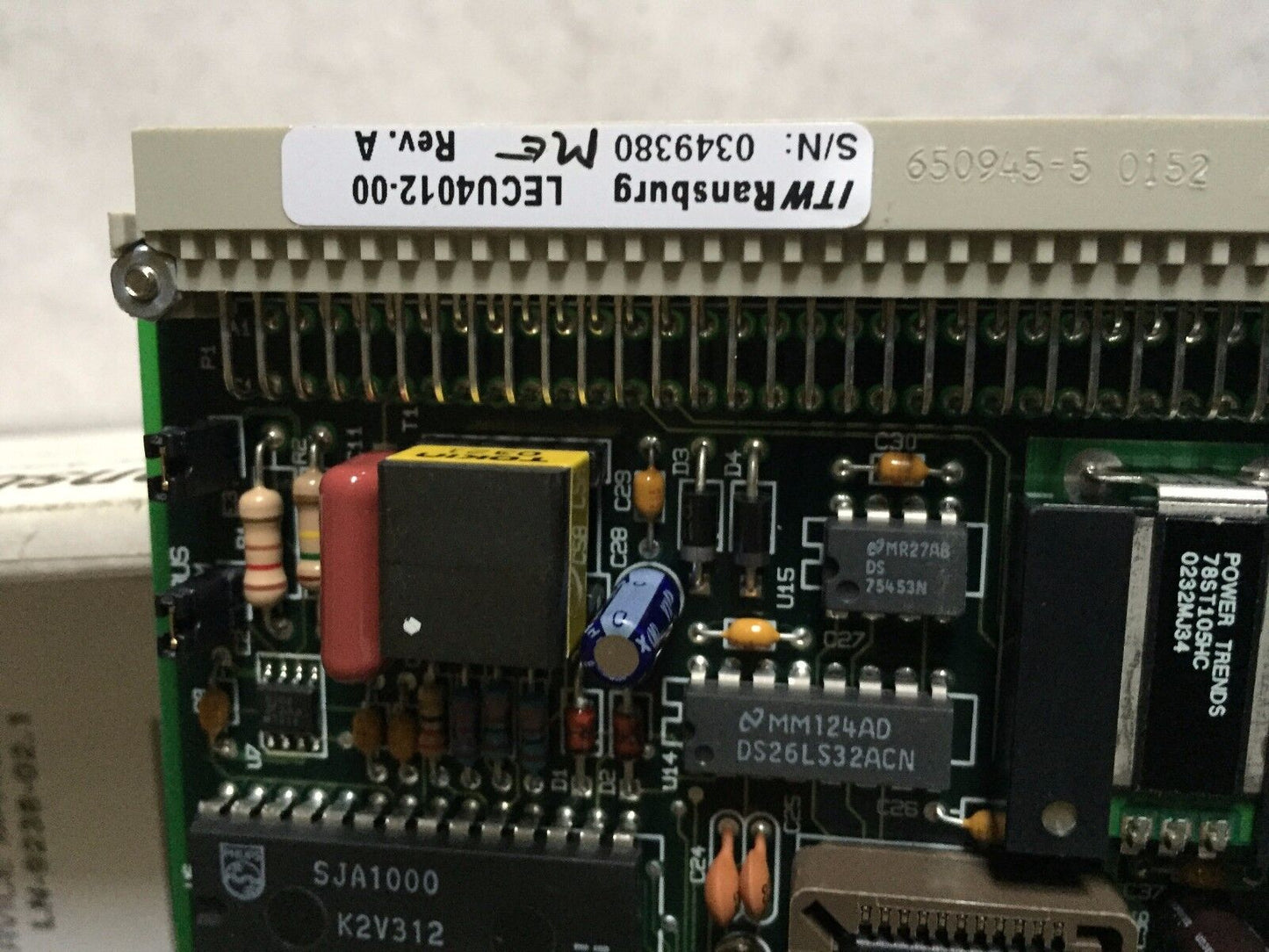 New Itw Lecu4012,Lecu0027,Canbus Ransburg Lecu4012-00 Serial Node Adapter,Cx