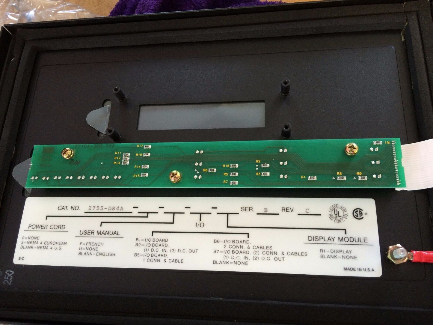 Allen Bradley 2755-Ds4a, A-B Decoder Single For Bar Code System ,Cy