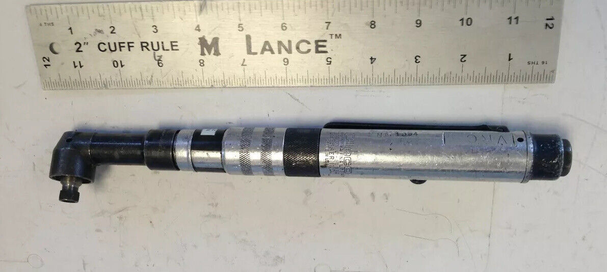 Cleco Right Angle Pneumatic Nutrunner 1/4" Drive 44Rnal7ra8,Nm1094 Vrc,Fd