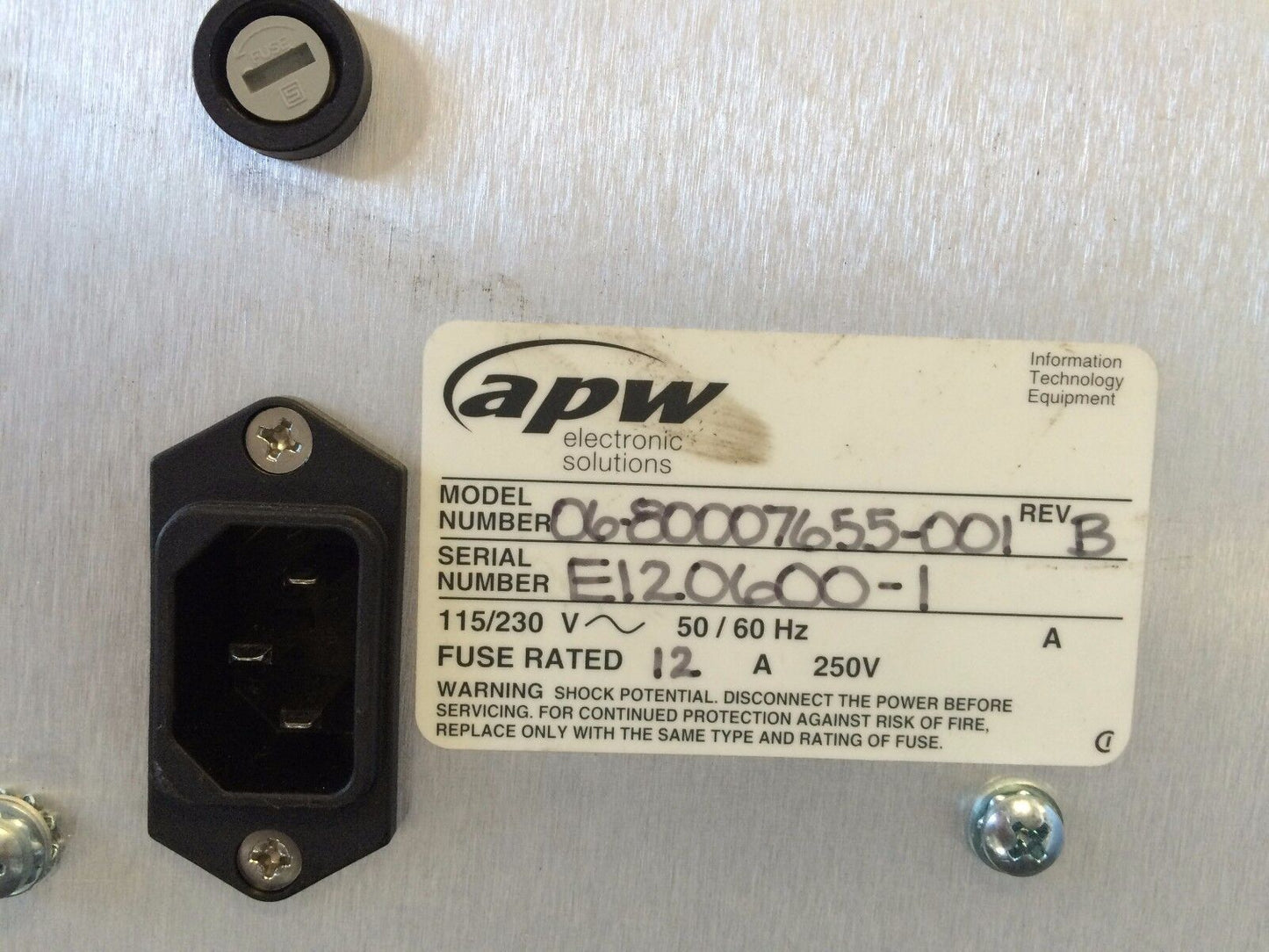 Apw 06-80007655-001 Acromag Vme Chassis Avme 947X Boards 30510-121-0000,Cm