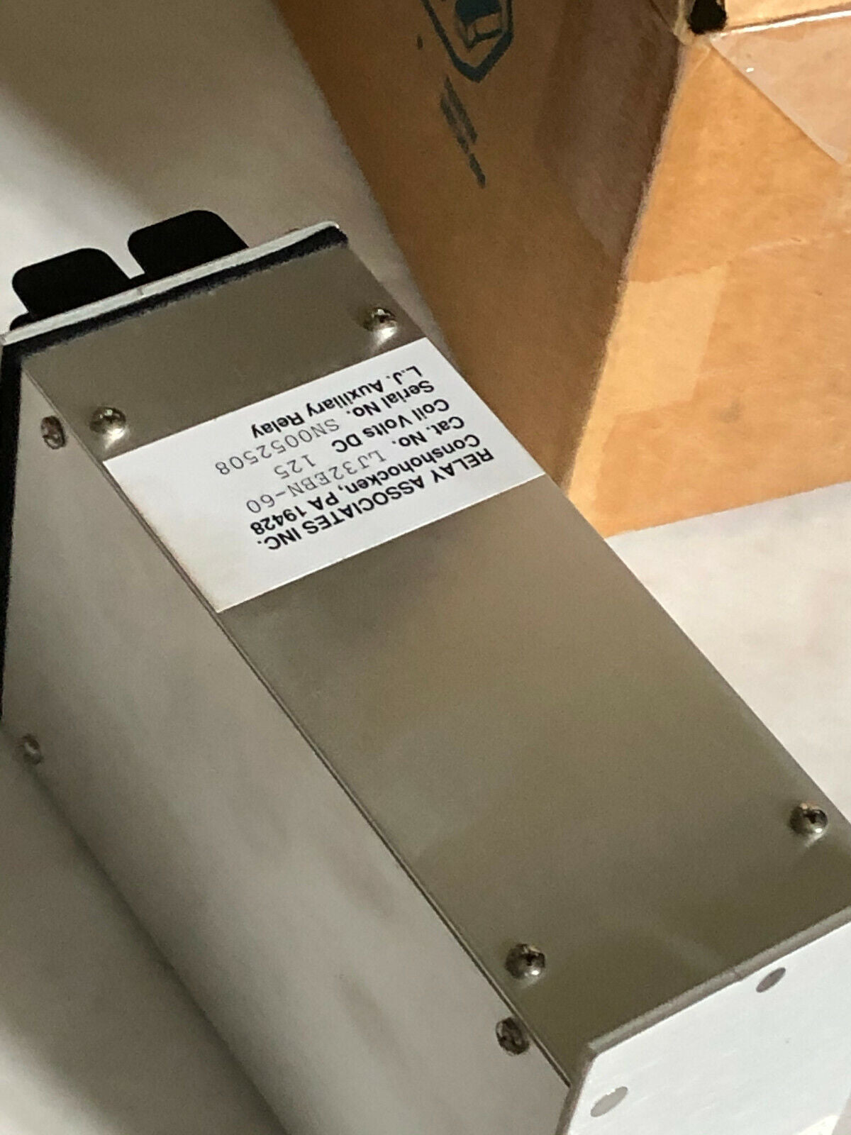 New Relay Associates Lj32ebn-60 Auxiliary Relay Type-Lj, Relay,Cg