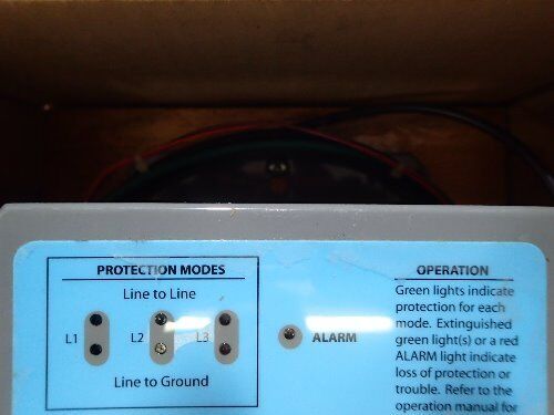 Intermatic Pg1000-480-3D Panelguard Pg1000,Hardwired Surge Protector,480Vac,Ez