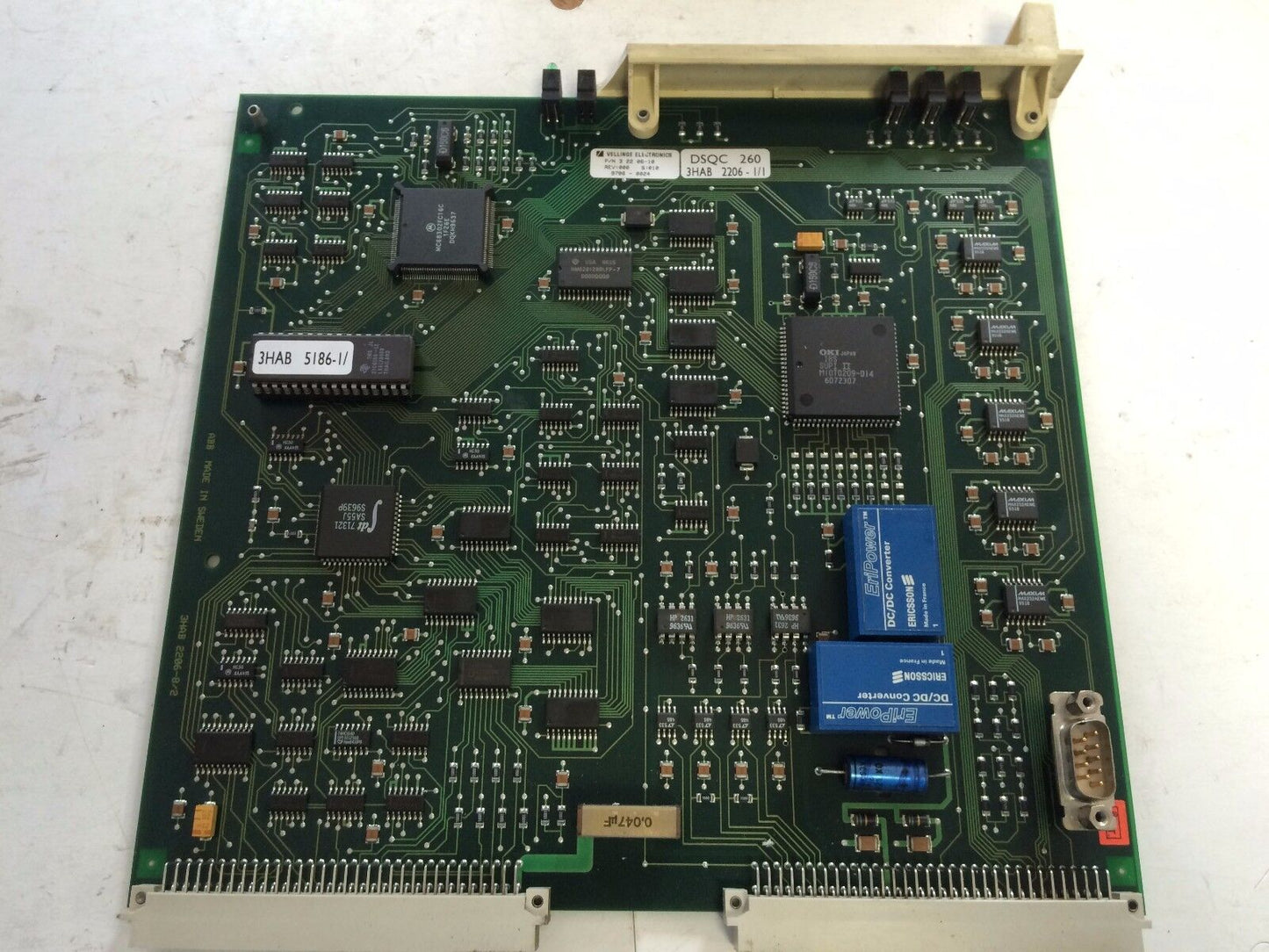 Siemen Abb Dsqc-260 3Hab 2206-1/1, 3Hab 2206-0/2 (Plastic Is Damaged),Cz