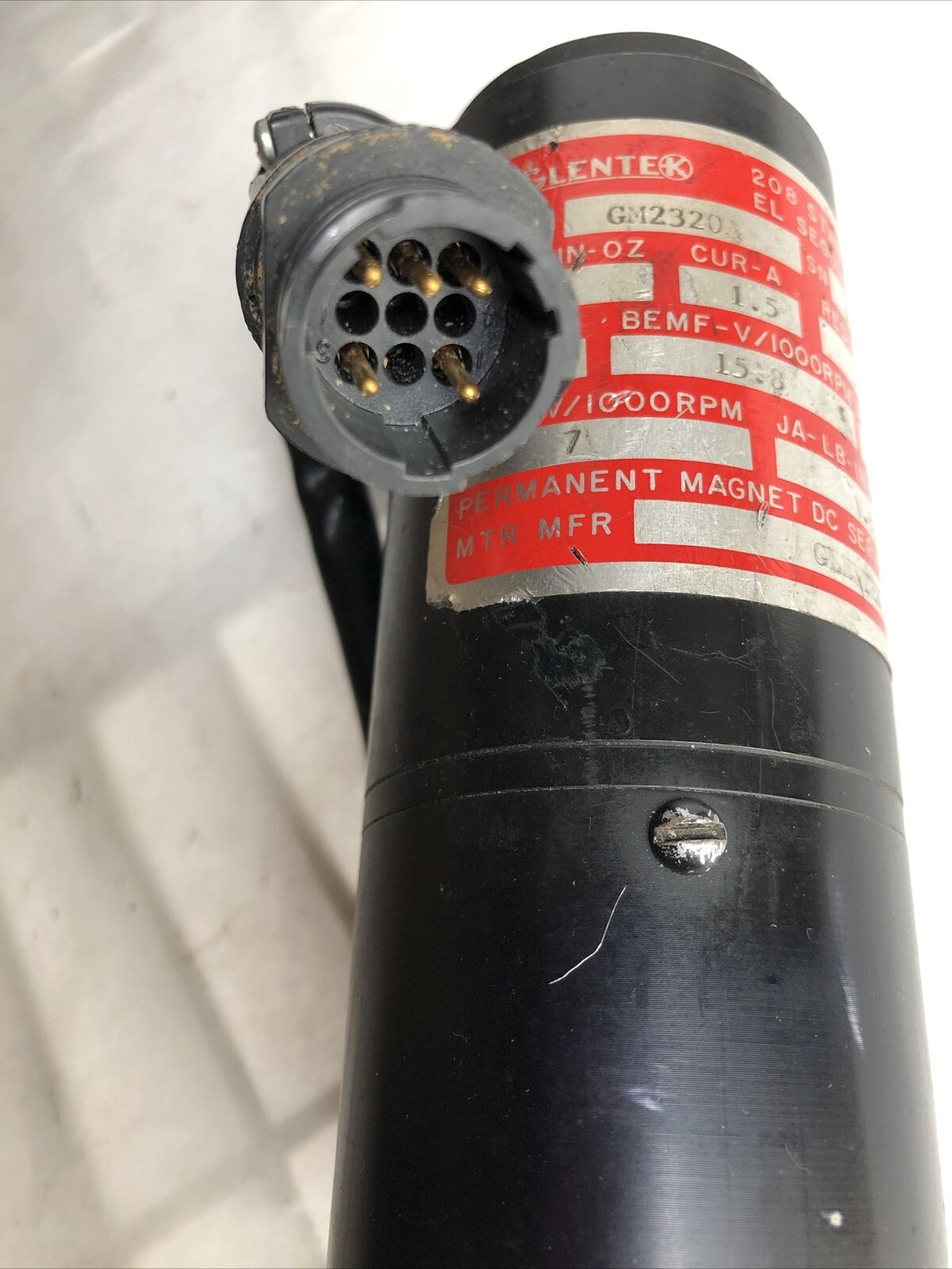 Glentek Gm2320a Servo Motor,Shaft Diameter: 6Mm, Shaft Length: 24Mm,Fd