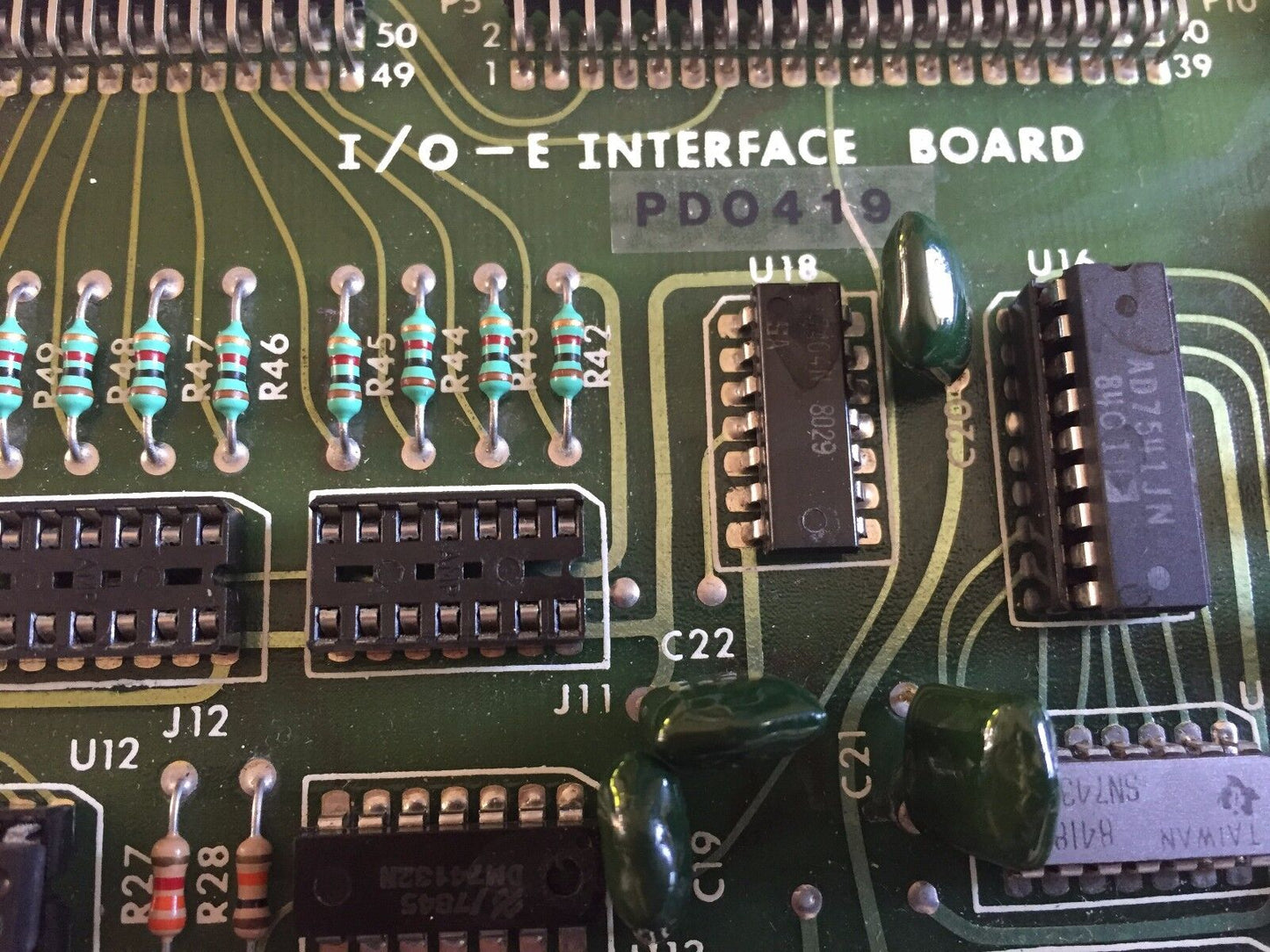 Environmental Pd0419,D61-275(4) Elem I/O-E Interface Board Pdo419,By