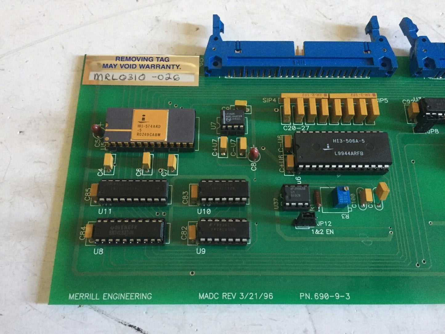 Merrill Engineering 690-9-3 Madc,Merrill 690-9-3 Pcb Board ,Ah