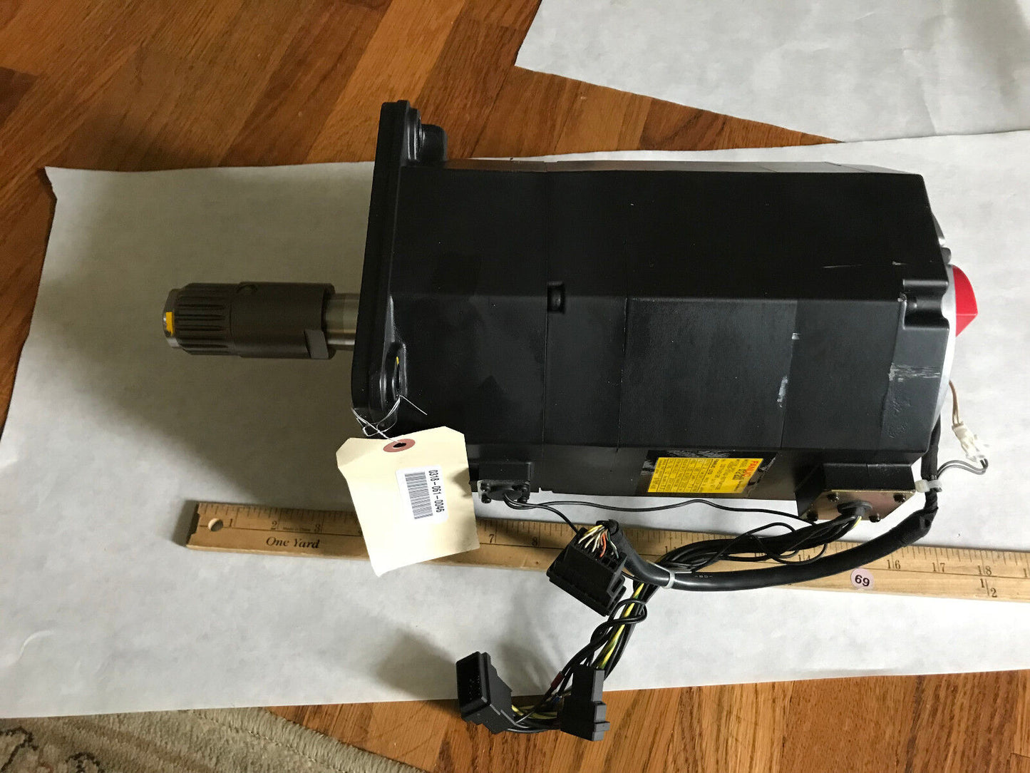Fanuc A06b-0142-B675#0006,A12/2000,186V 2000Rpm Ac Servo Motor,A860-0360-T201,Ev