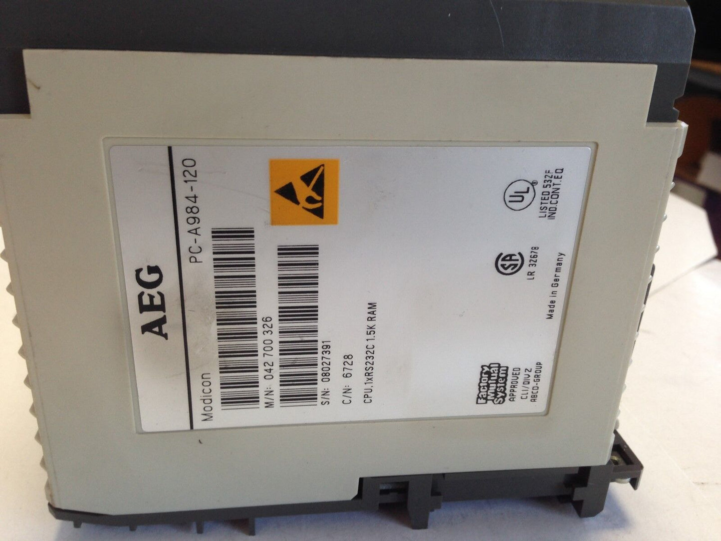 Aeg Modicon Dta202,Plc System,Pc-A984-120,Dep 218,Dap 218,Tsx A120 As-Bde P,Dh