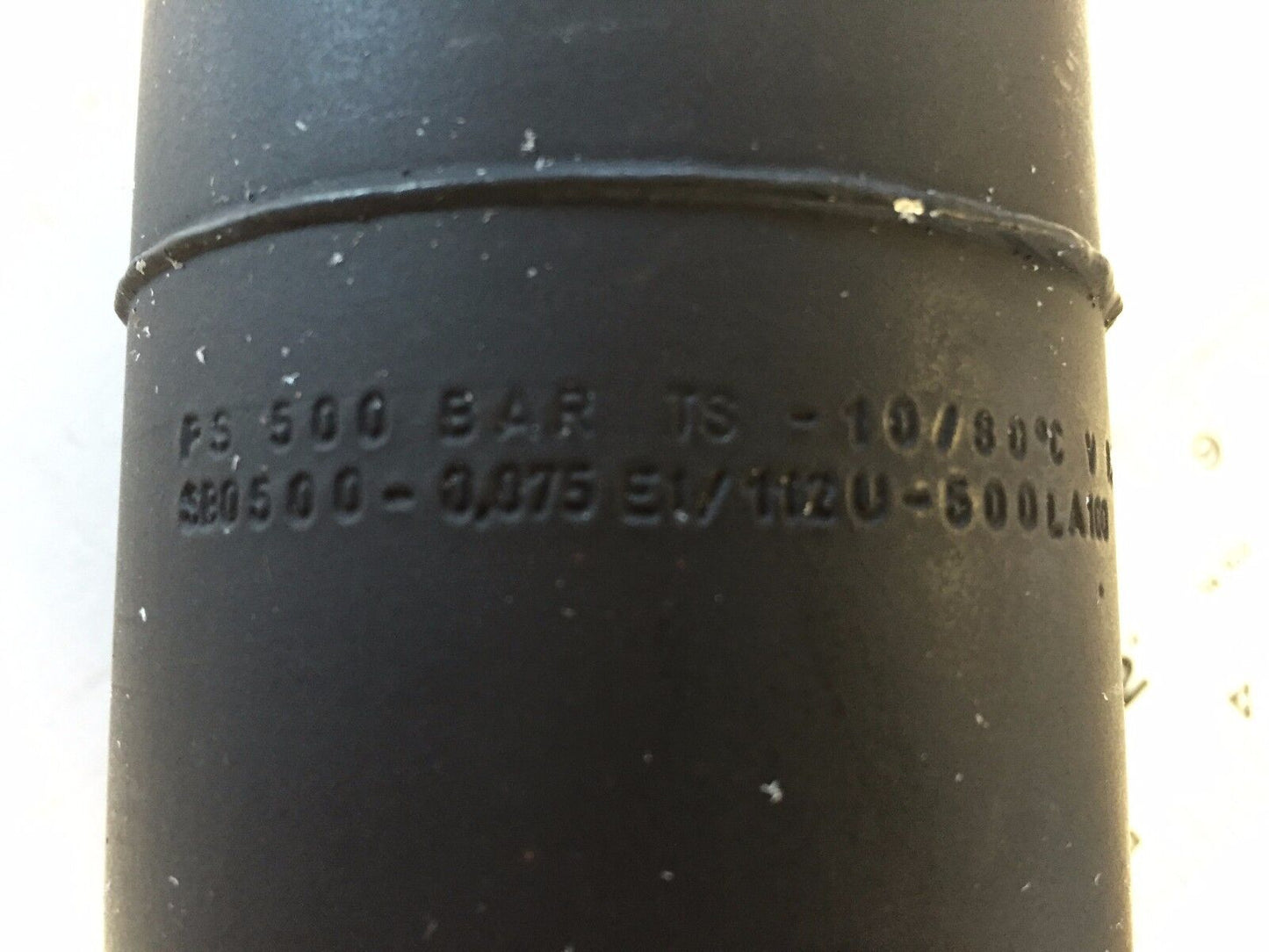 Hydac 12/10,972970,Sbo500-0,075 E1/112U-500La100 Accumulator,1/4 Npt,Ts-10/80,Bi