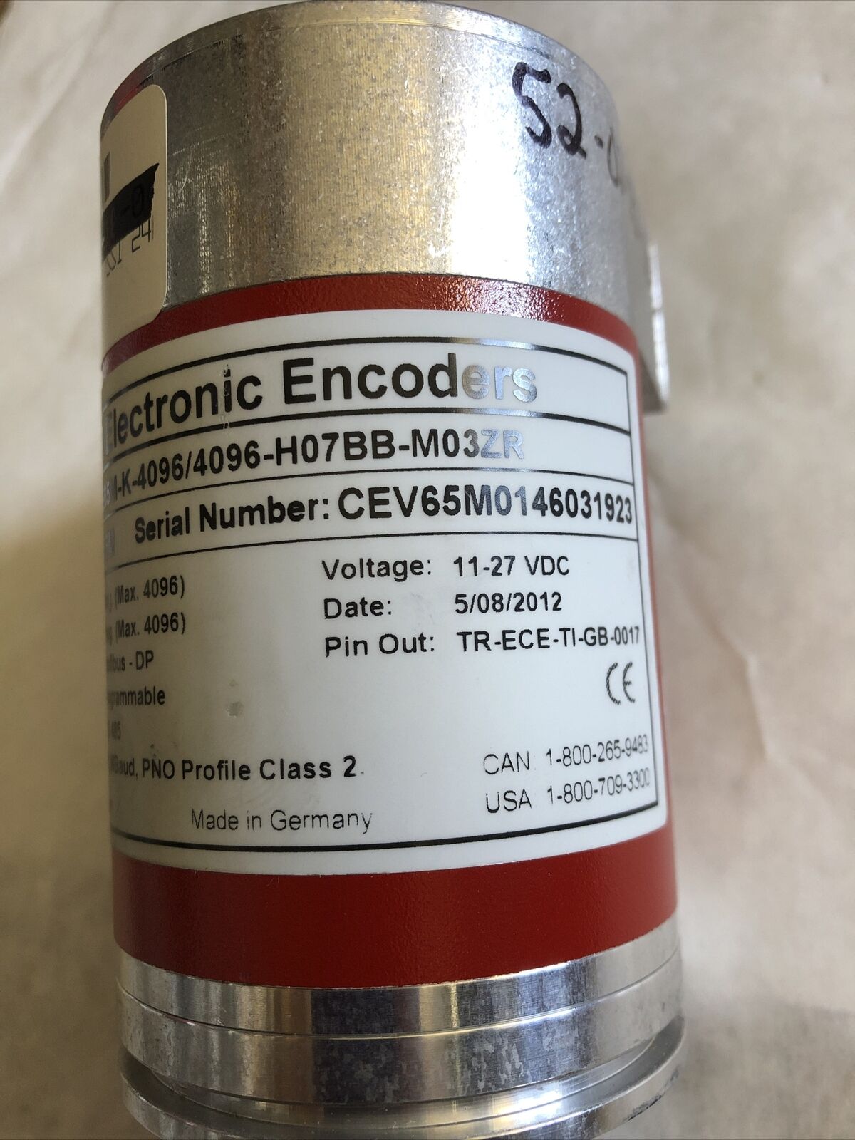 New Tr Electronic Ce65m-K-4096/4096-H07bb-M03zr,Tr Ce65m,Tr Encoders,Et