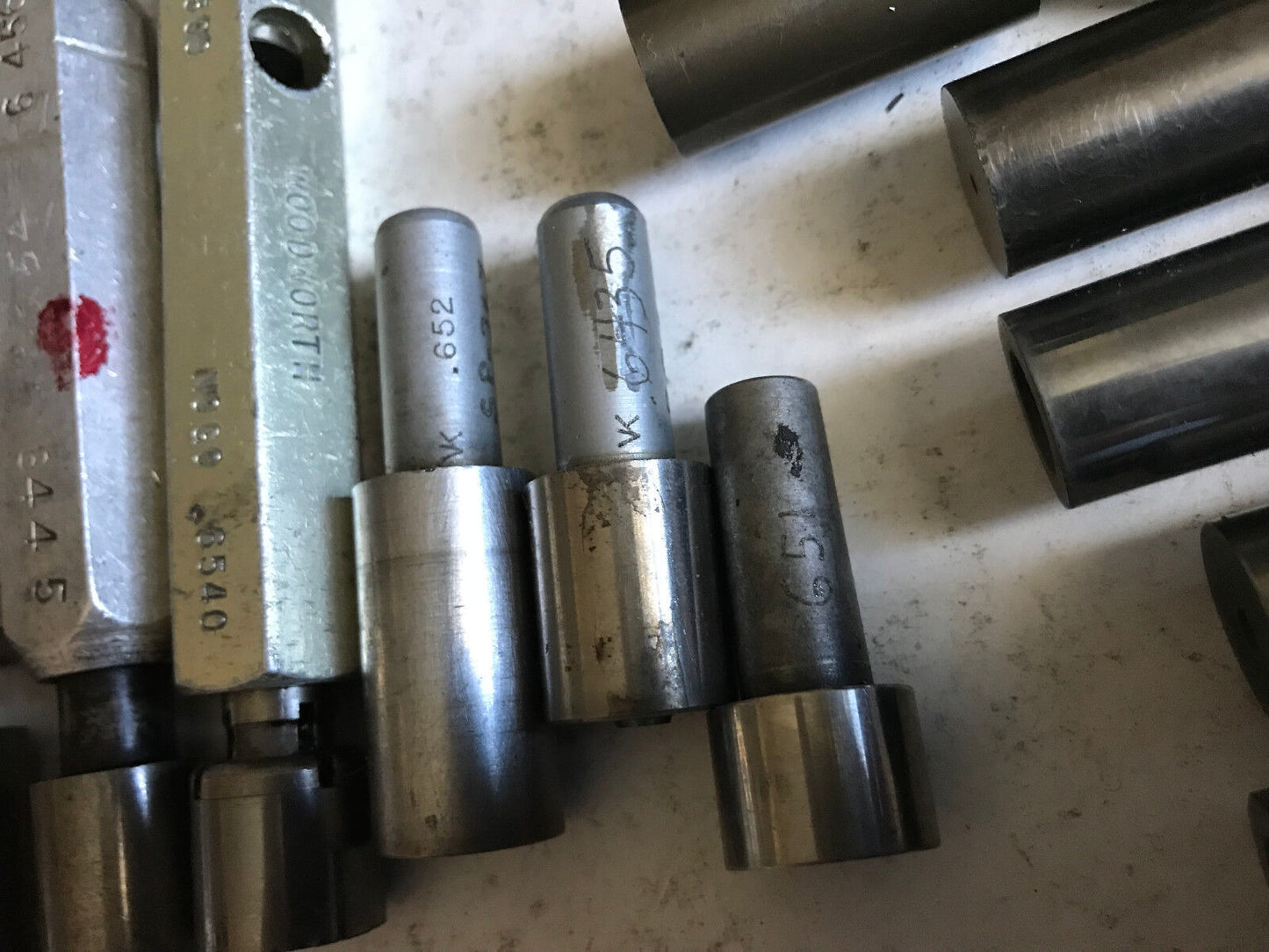 Lot The Pipe Machinery Go No Go Plug Gage .633,.645,.636,.631,.6054,650,.6550,Et