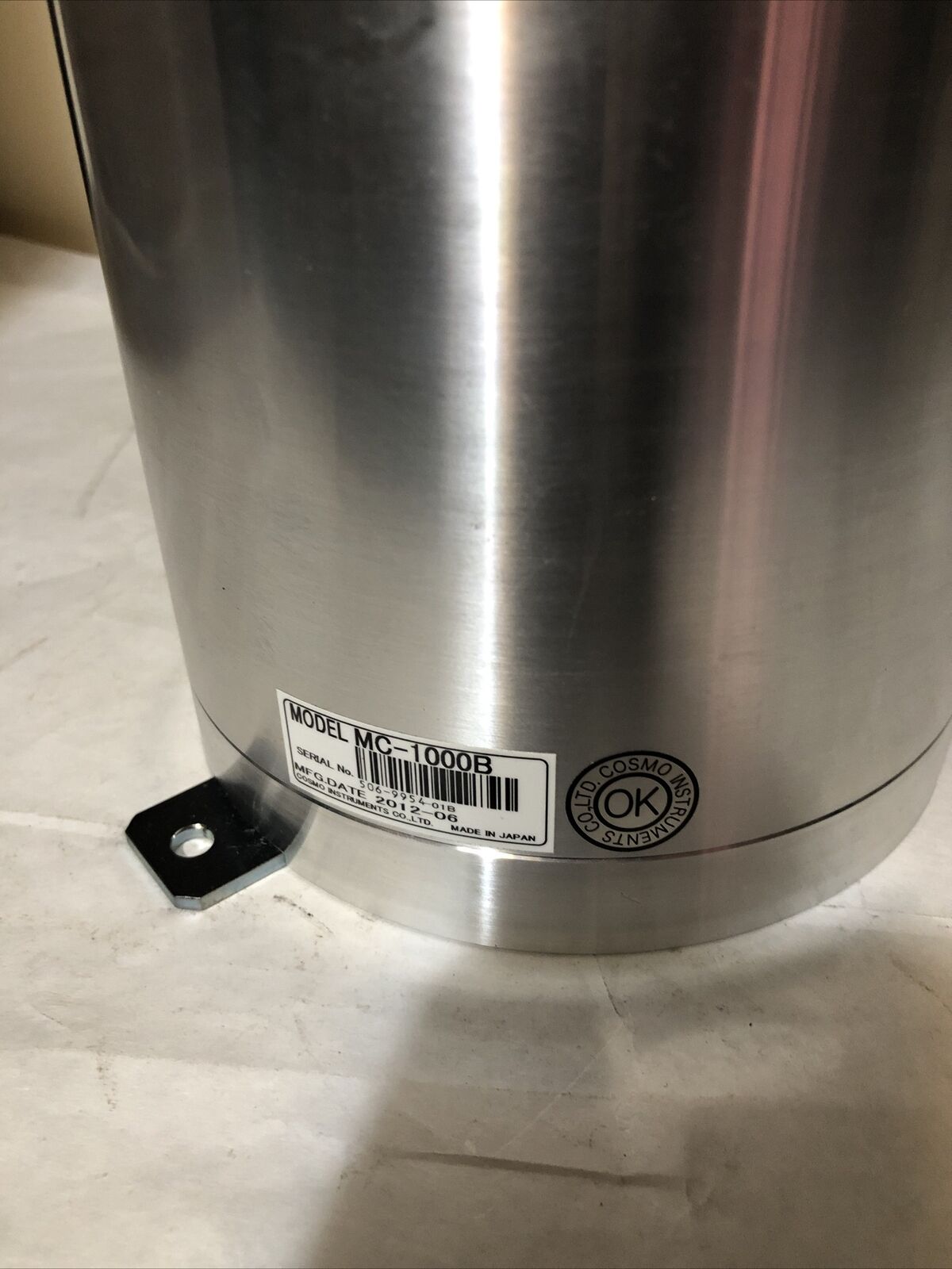 New Cosmo Mc-1000B Master Chamber,Inner Volume Adjustable Range:535~1000Ml,Bk