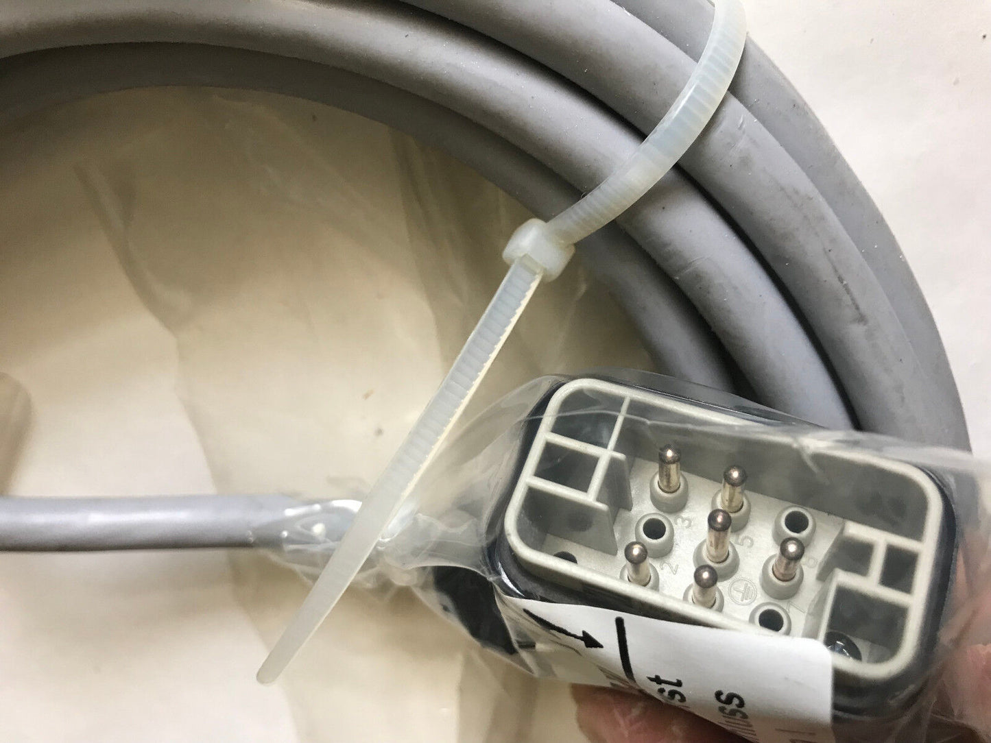 Siemens 3Rk1902-0Cs00 Servo Motor Cable Supply Cordset,9Pole Harting 22288 Ce,Et