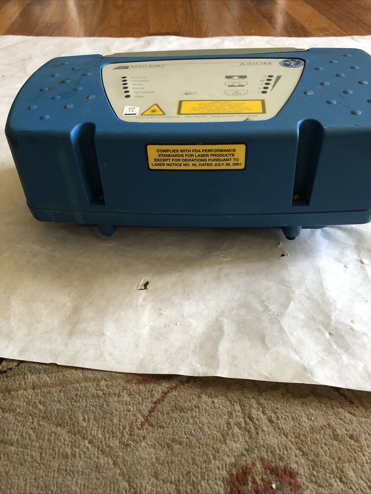 Accu-Sort Axiom,1000052804,As Axiom Barcode Scanner Head 2 Laser Enhanced,Ev