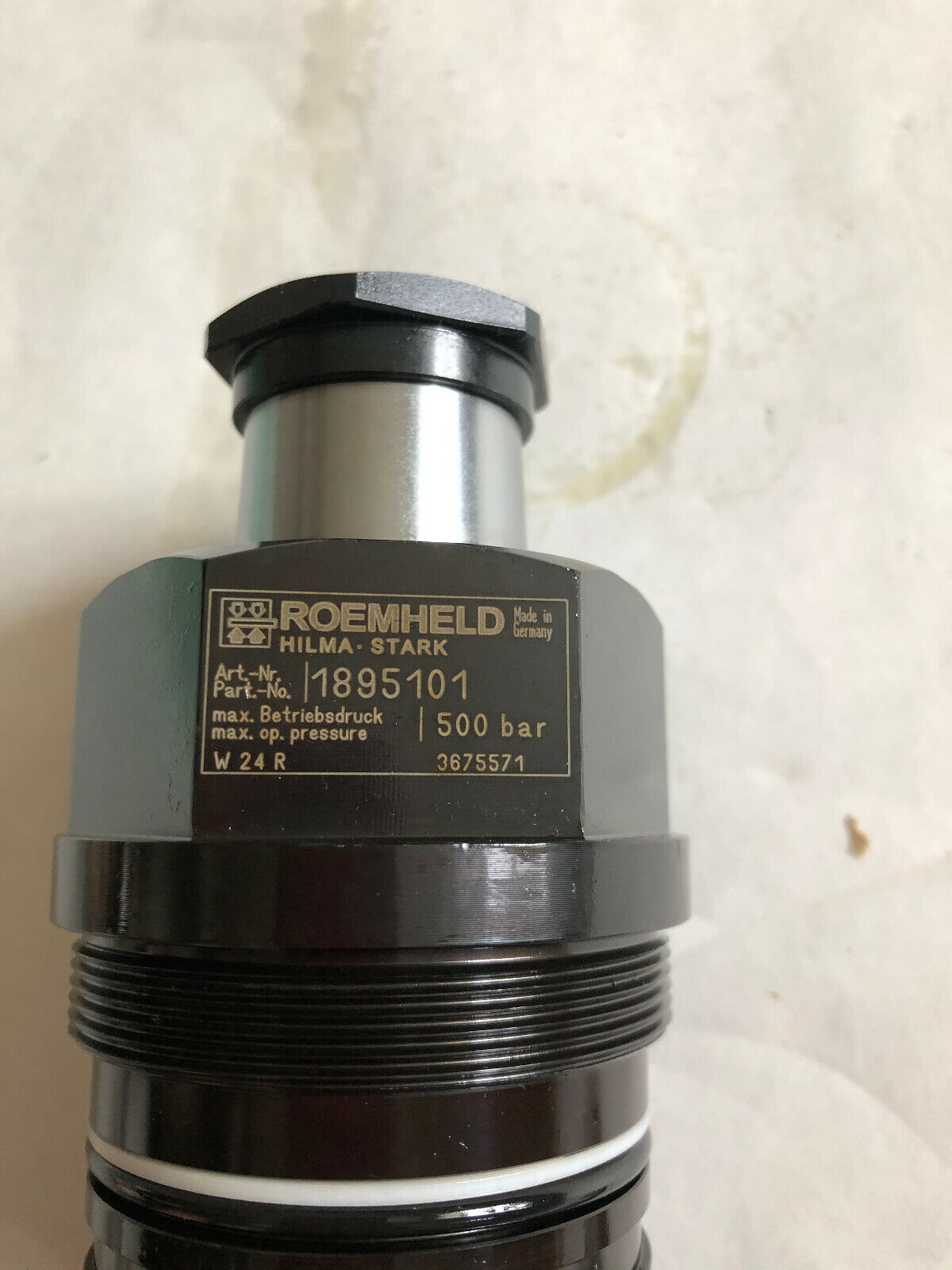 New Roemheld 1895101 Threaded Body Swing Clamp 500Bar,W24r,3675571,Ex