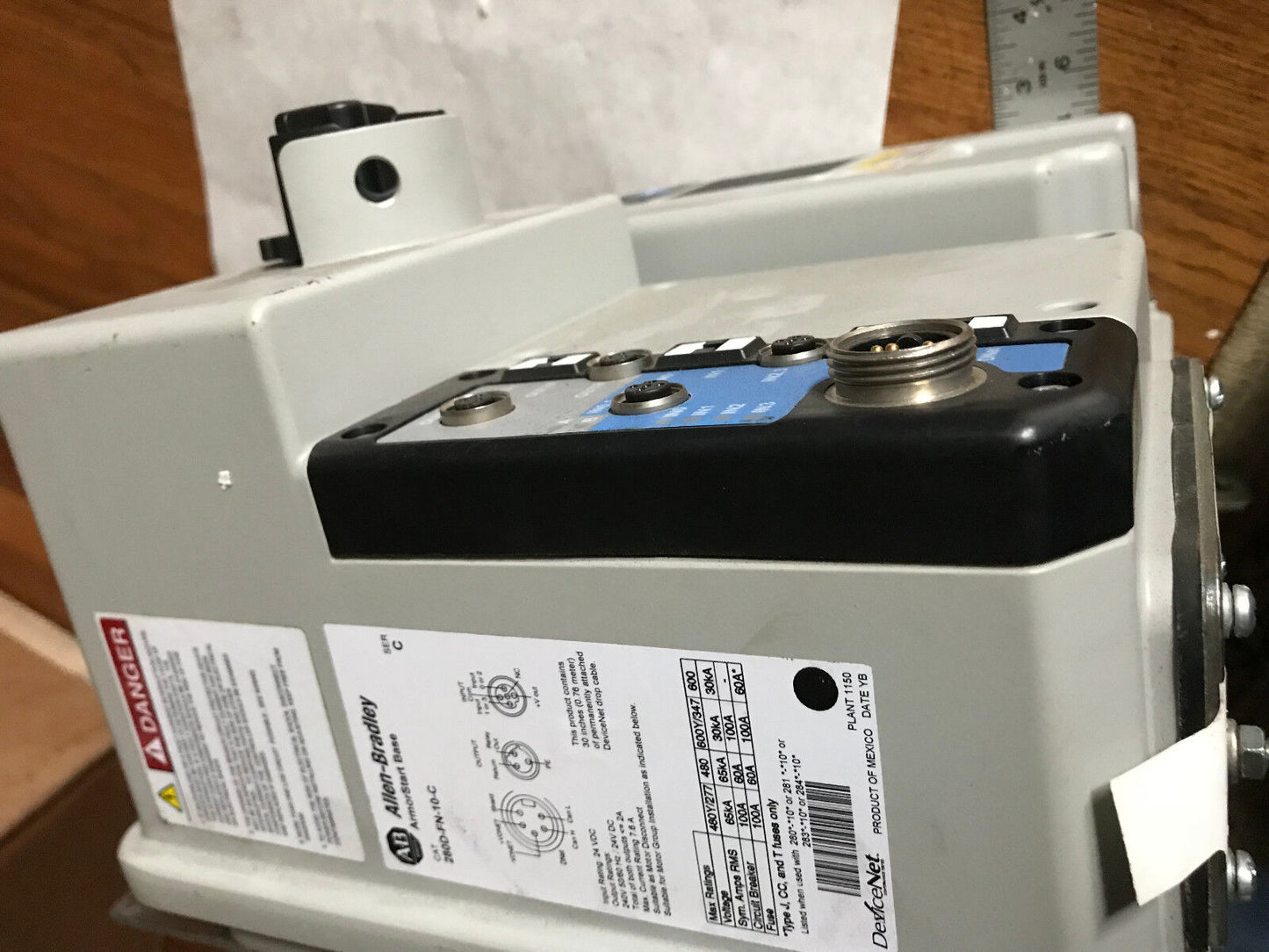 Allen Bradley 281D-F12z-10B-Crw Armorstart Control Module 280D-Fn-10-C Base