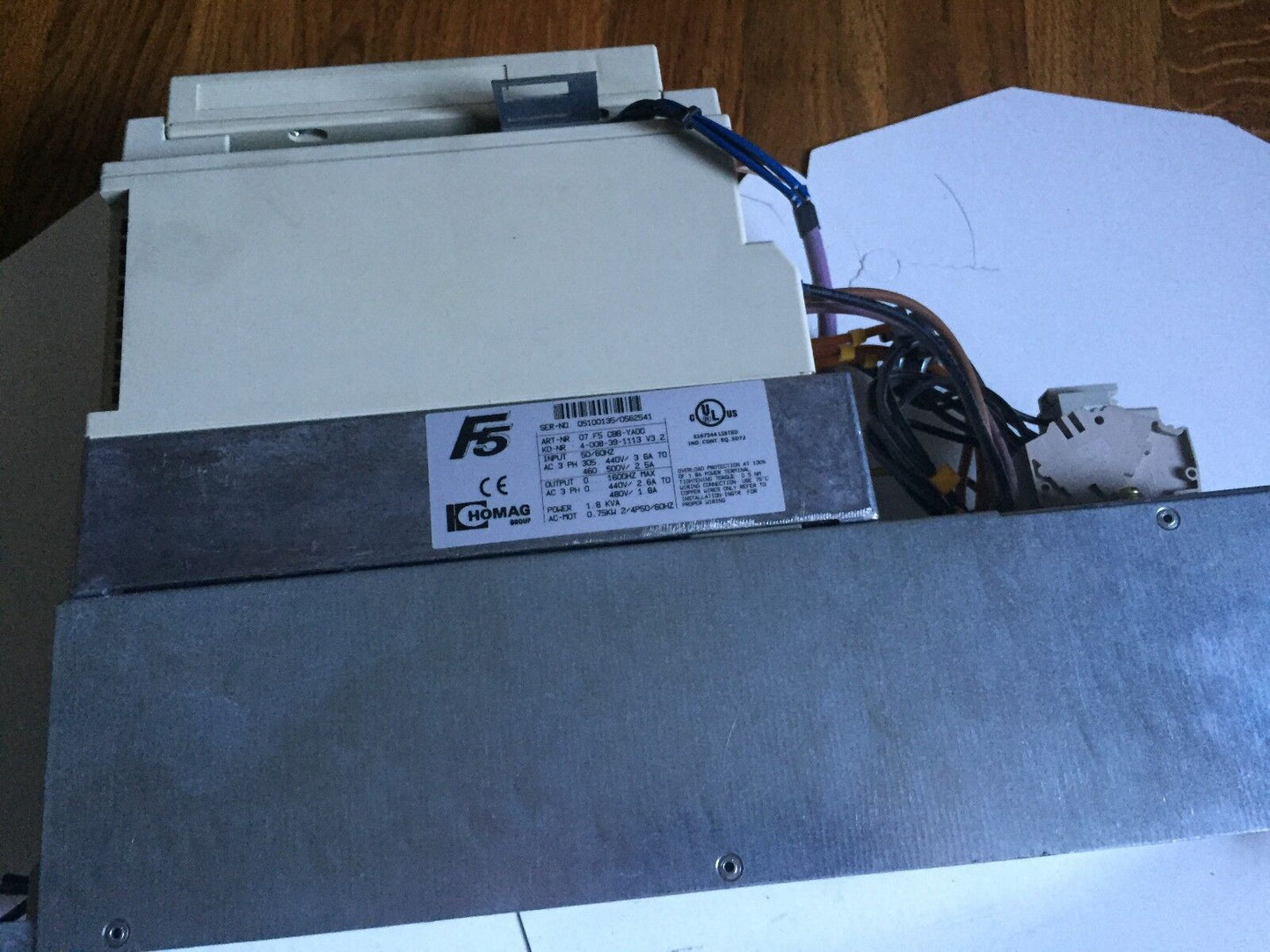 Keb 07.F5.Cbb-Ya00,1.8 Kva,10.E5.T60-A071 Combiver Drive,3Ph,305-500V,Ea