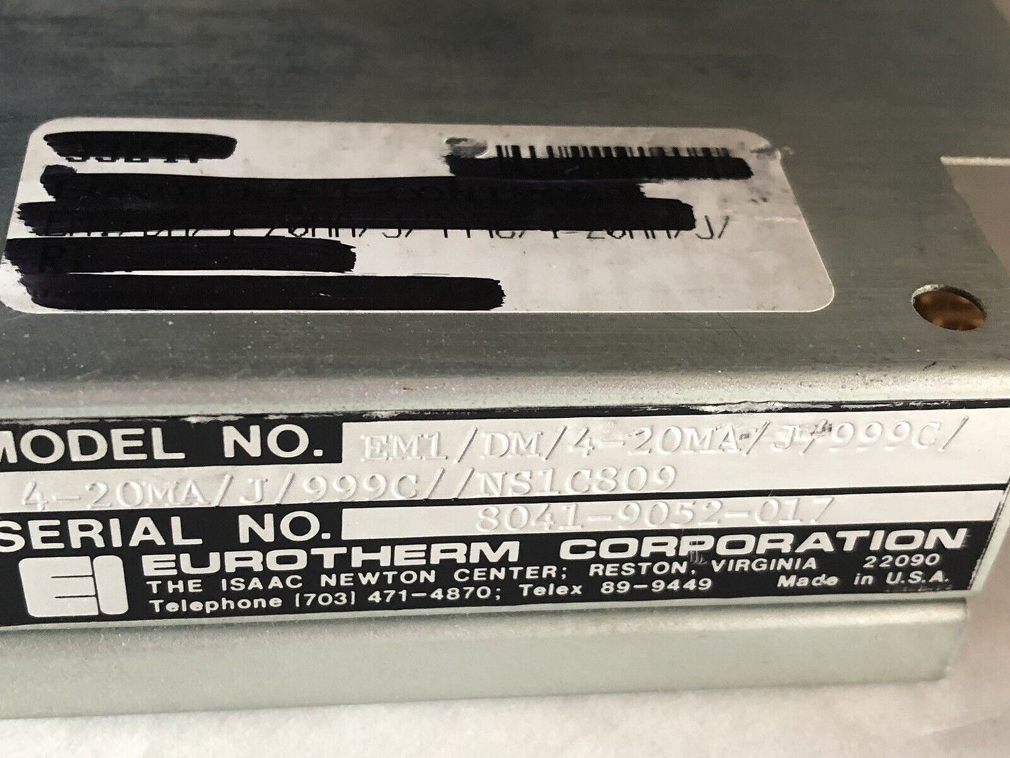 Eurotherm Dual, Slave,Ae130250j,Em1/Dm/4-20Ma/J/999C/4-20Ma/J/999C Ns1c809,Bb