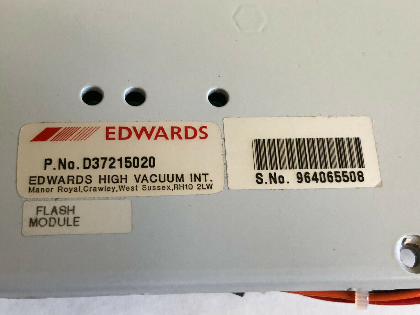 New Edwards Nim Box Lid D372-15-020,P. No. D37215020,Assy Nim ,Fc,Ch