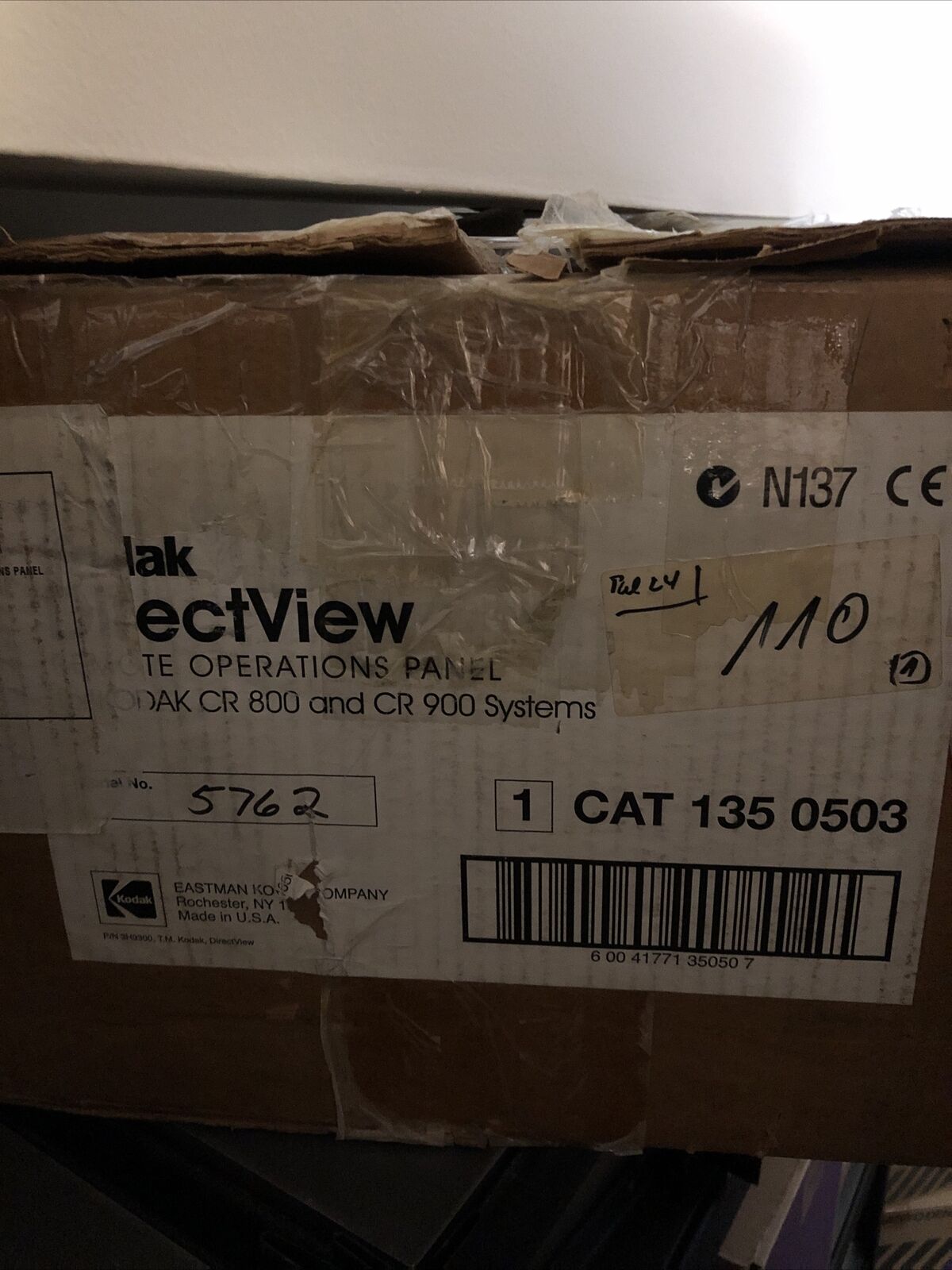 New Kodak 9500112 Directview Remote Operation Panel 1350503 Plc,Cat 135 0503,Bn