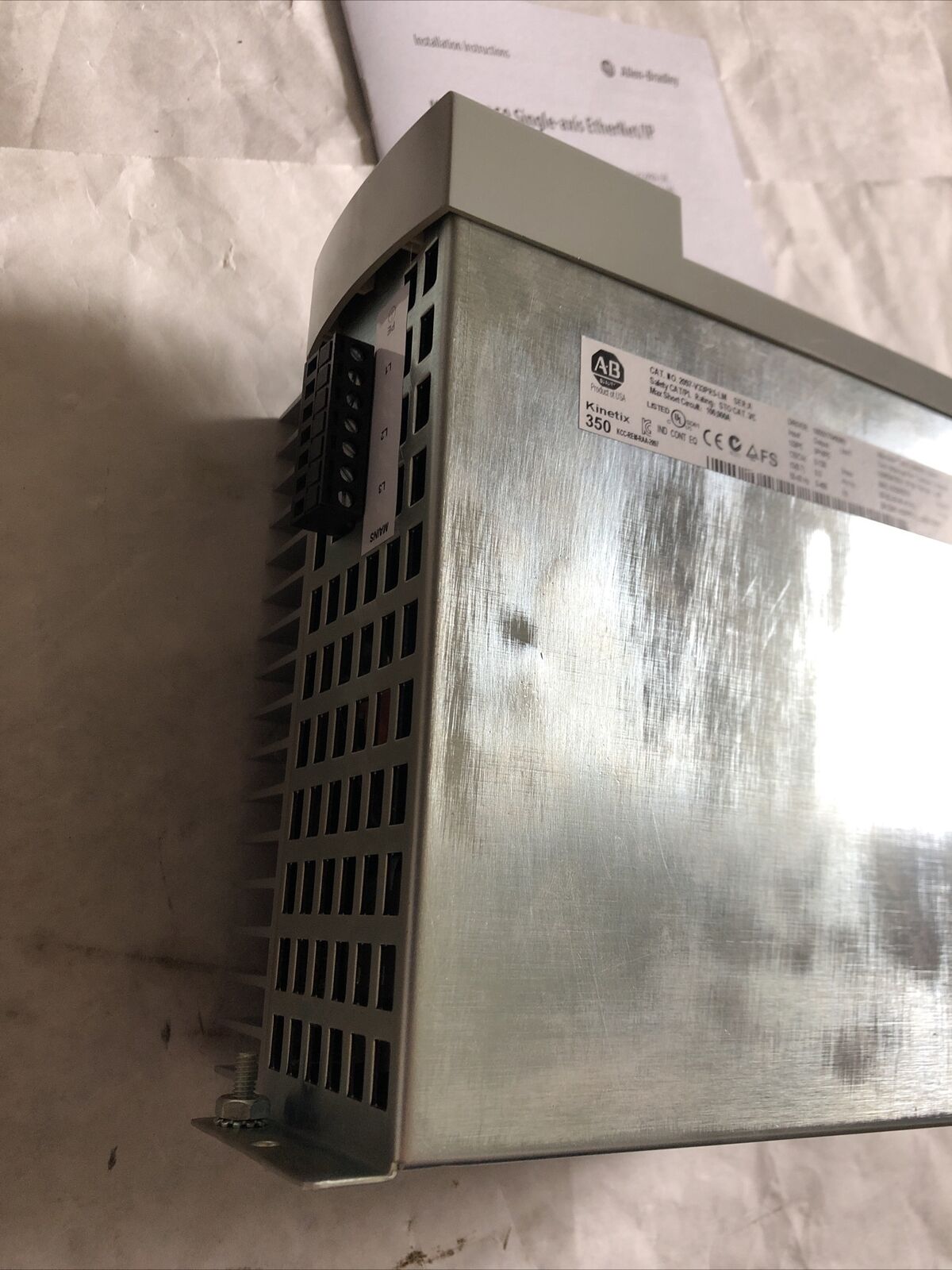 Allen Bradley 2097-V33pr5-Lm Ser:A,Kinetix 350,Sc