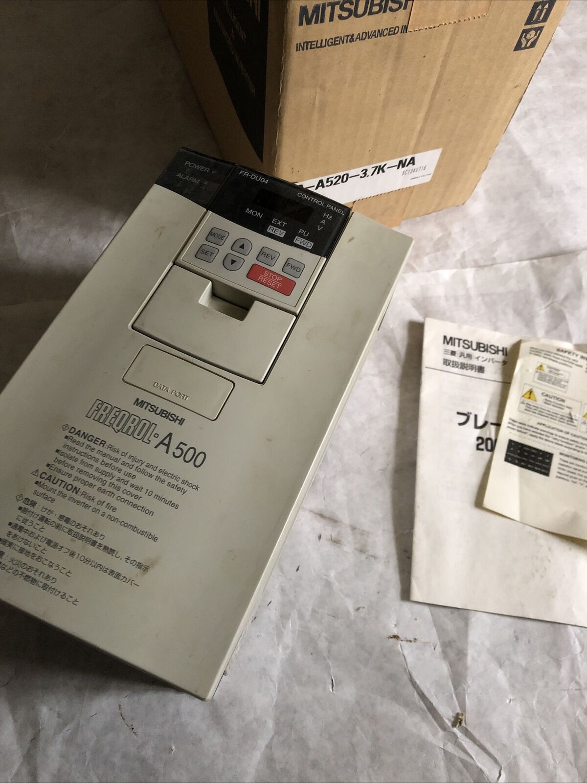 Mitsubishi Fr-A520-3.7K,Mitsubishi Freqrol A500, Mitsubishi Fr-A520-3.7K-Na,Di